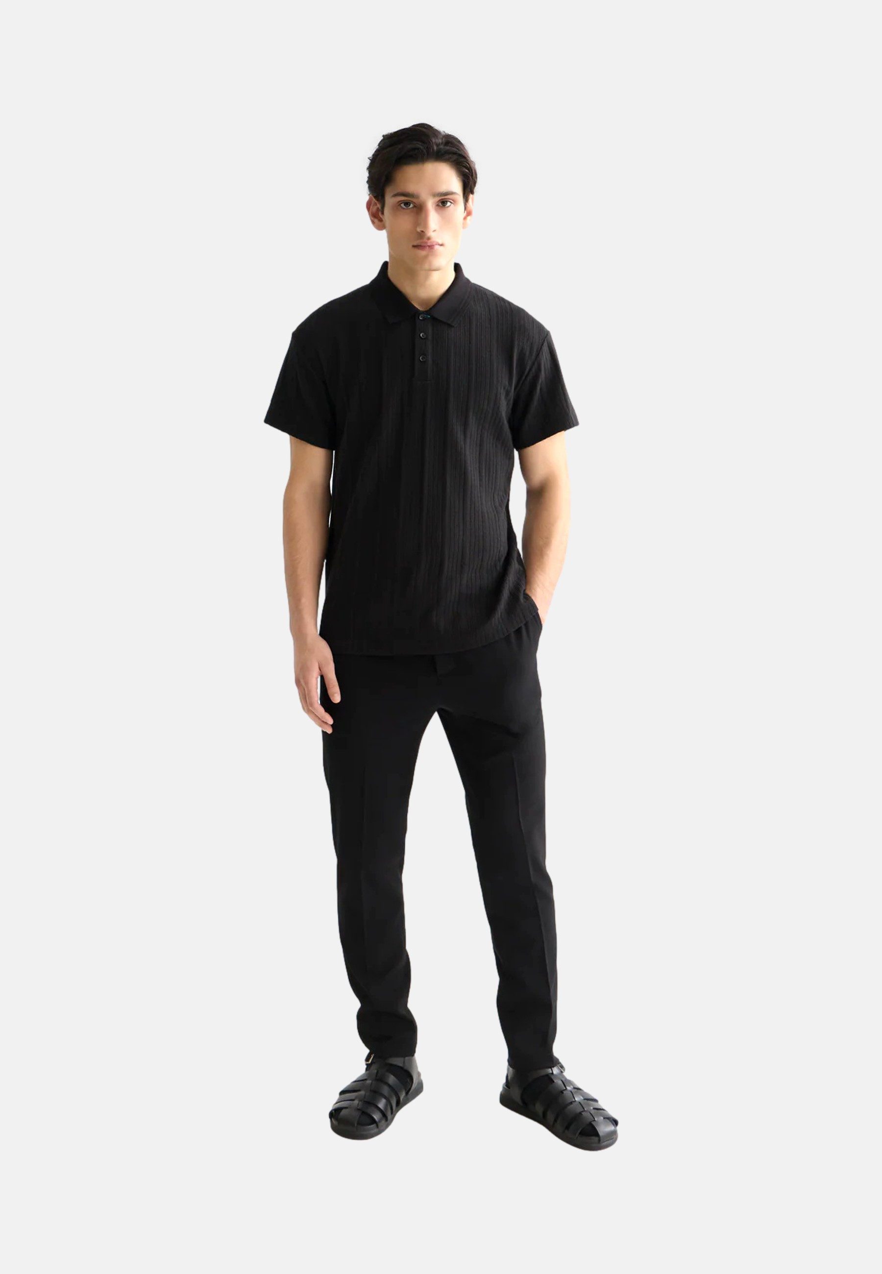 Scotch & Soda Poloshirt Poloshirt Kurzarmshirt mit Polokragen (1-tlg., 1)