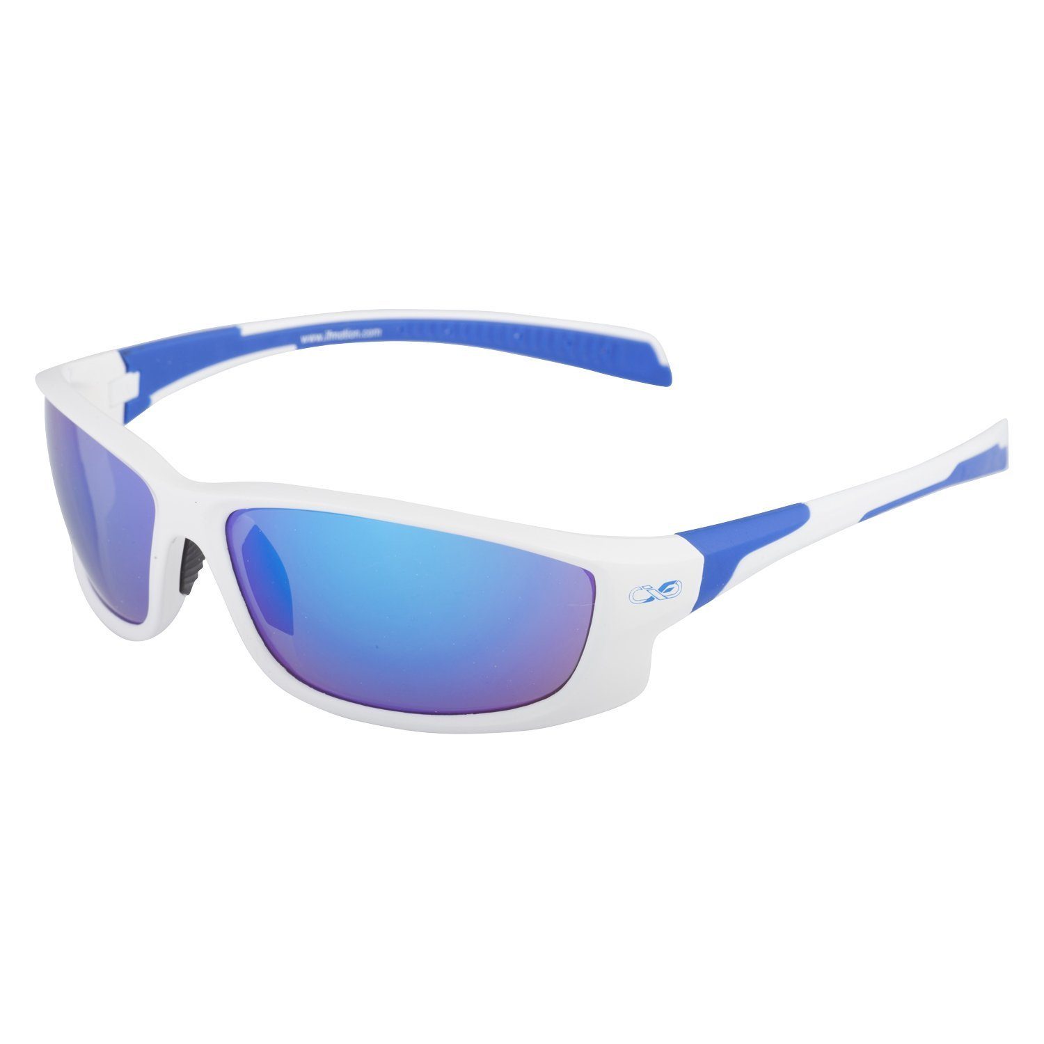 Sonnenbrille Infinite Motion Eins Sportbrille Weiß & Blau