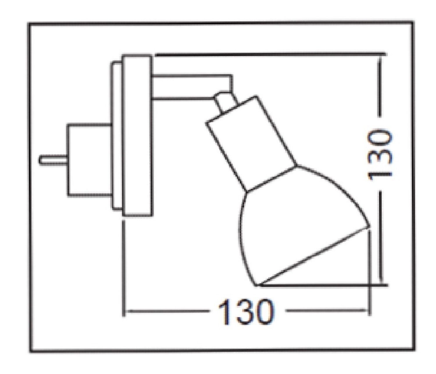 1x LED 3000K Ein/Aus- inklusive GU10 Schwarz Schalter matt Leuchtmittel Steckerlicht Steckdosenleuchte, LED Küchenlampe Lampenschirm inkl. 11-045 in Stecker-Nachtlicht warmweiß, TRANGO LED Glas, aus mit Leselampe,