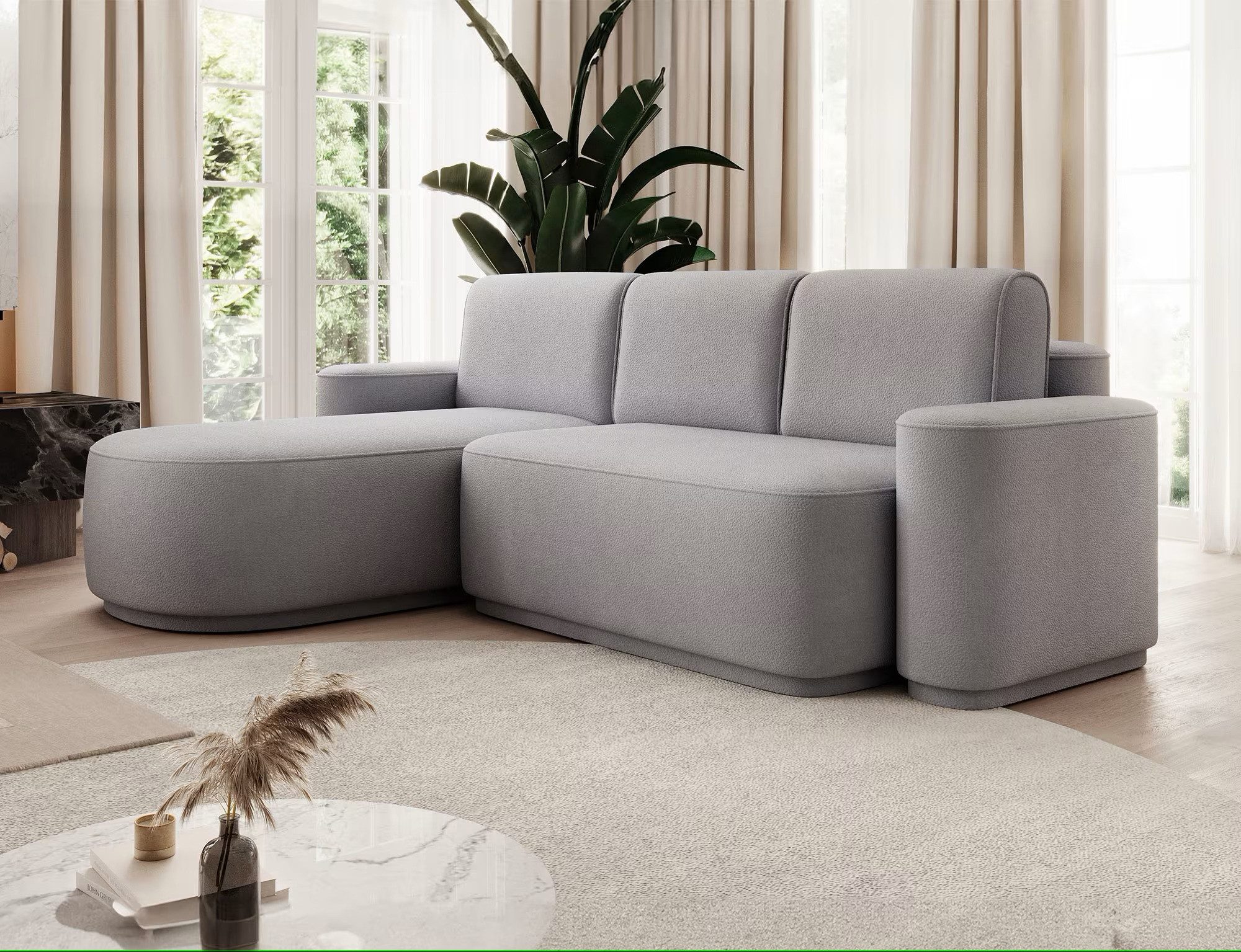 DB-Möbel Ecksofa "ARUMNN" Moderne Ecksofa mit elegantem Design, 285cm