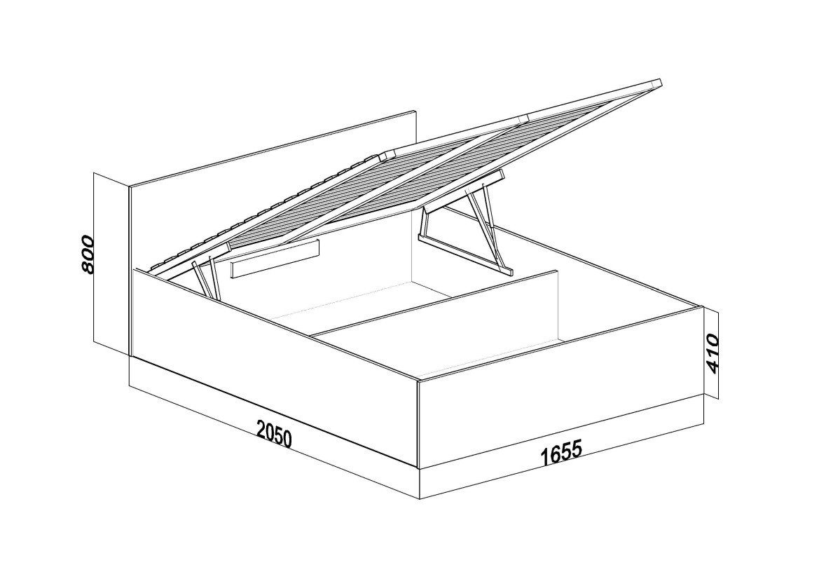 mit/ohne Doppelbett Lattenrost - - Jugendbett Graphit Bettgestell Bett Matratze mit pressiode