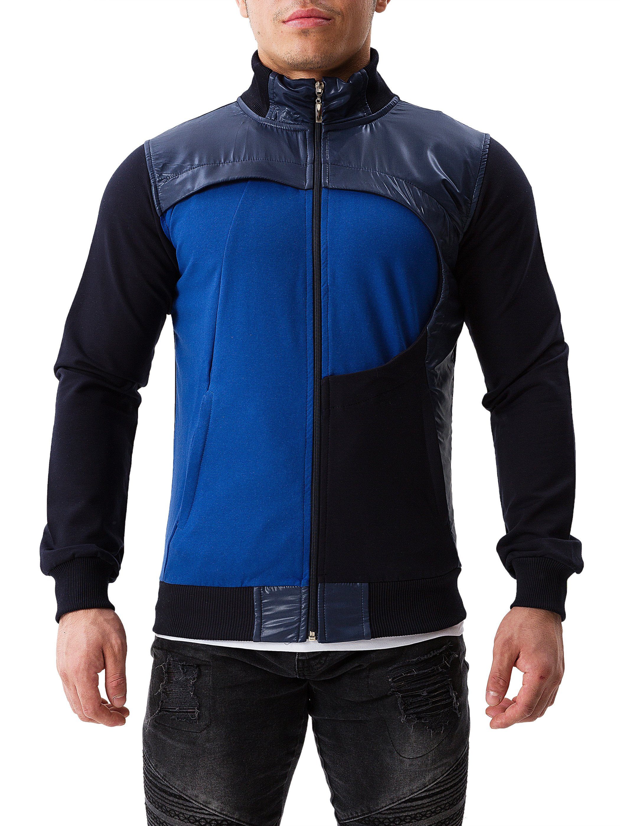 Yazubi Sweatjacke Diego Jacket Mit Reißverschluss Blau (navy/blue)