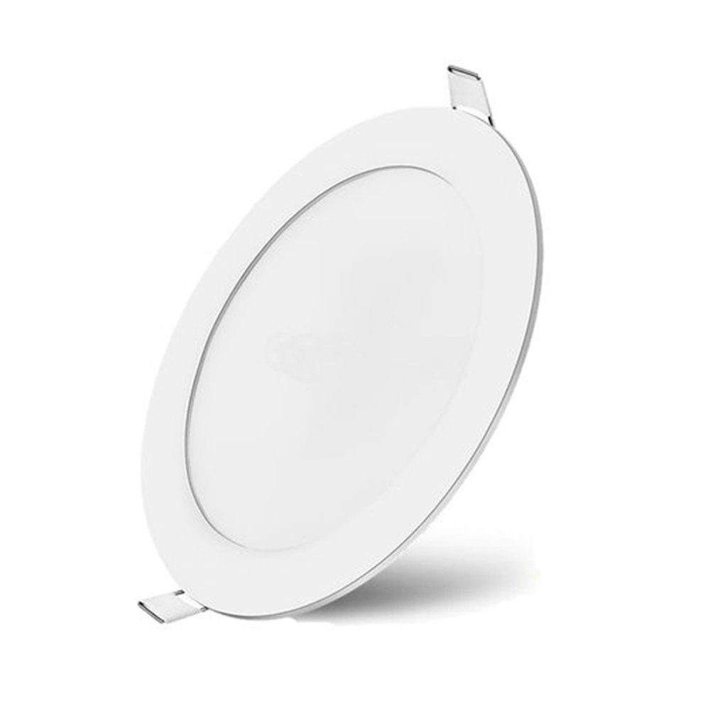 Braytron LED Panel 3 bis 24 W LED Panel Einbaupanel Einbauleuchten PLUS Serie, 12 Watt Warmweiß LED Deckenleuchte schmal für Unterputz