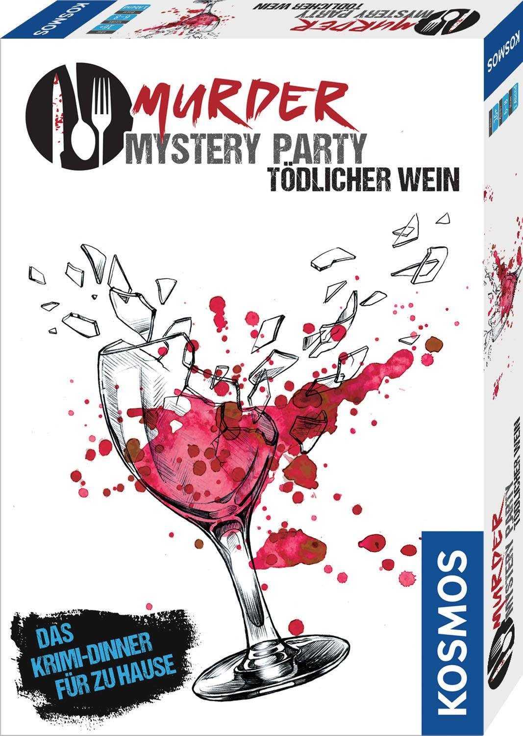 Tödlicher Murder Party Wein Mystery Kosmos - Spiel,