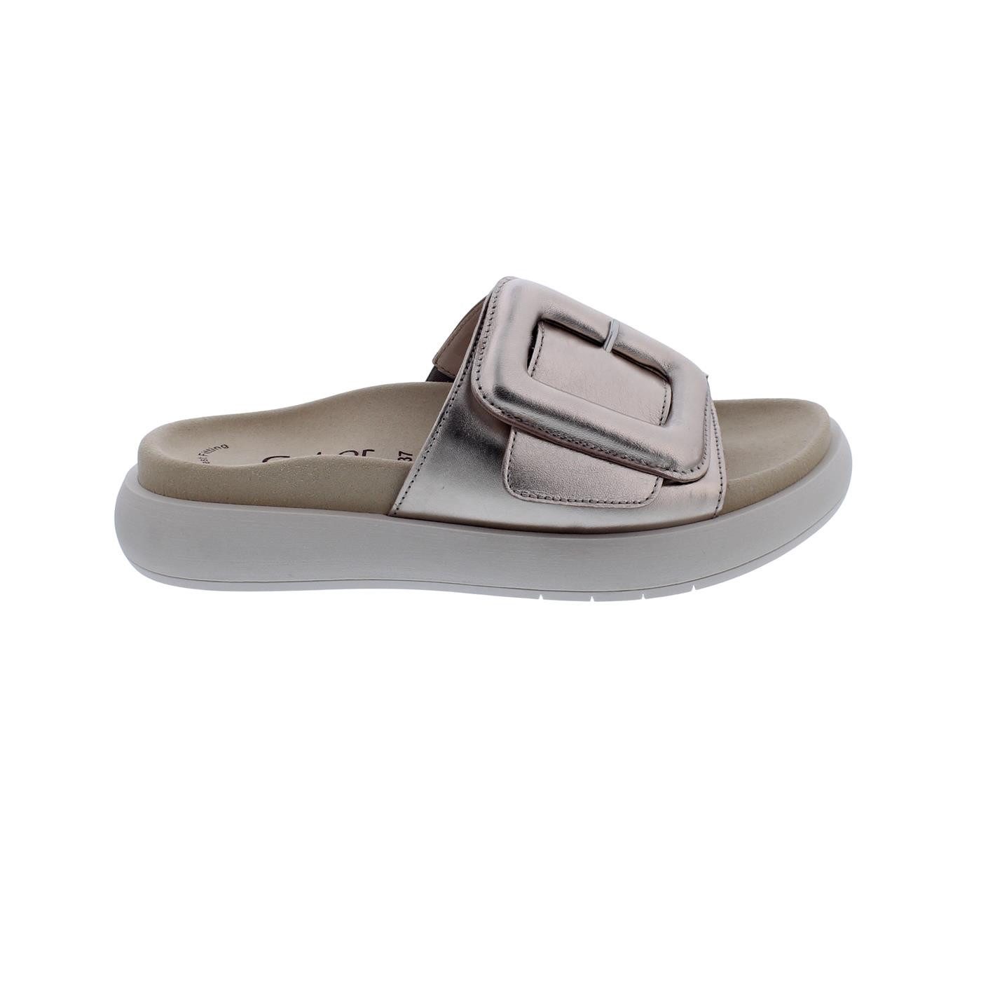 Gabor Gabor Pantolette 63.751.62, Satin Metallic, günstig online kaufen