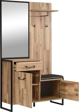 FORTE Garderobenschrank Hud