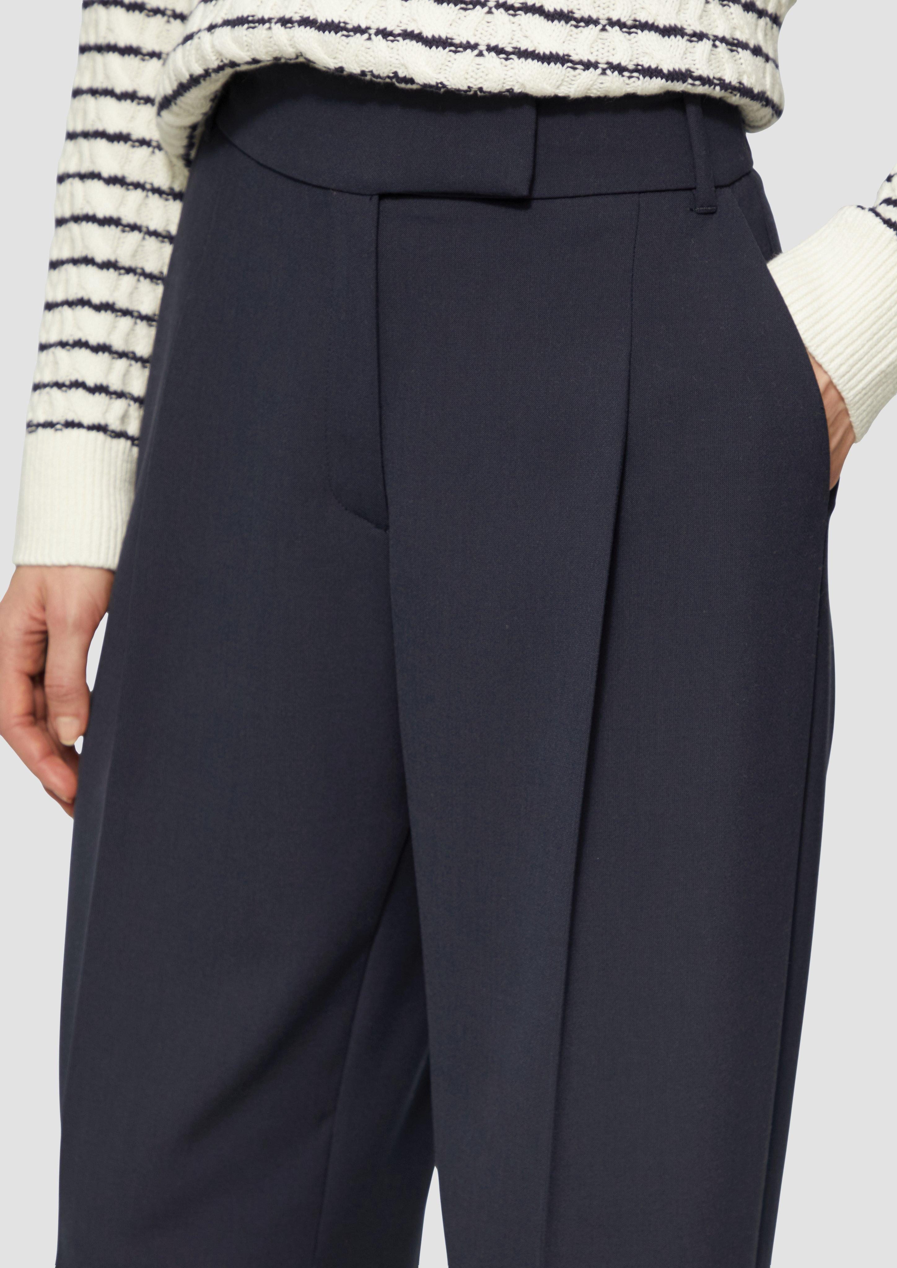 s.Oliver BLACK LABEL Stoffhose Elegante Hose günstig online kaufen