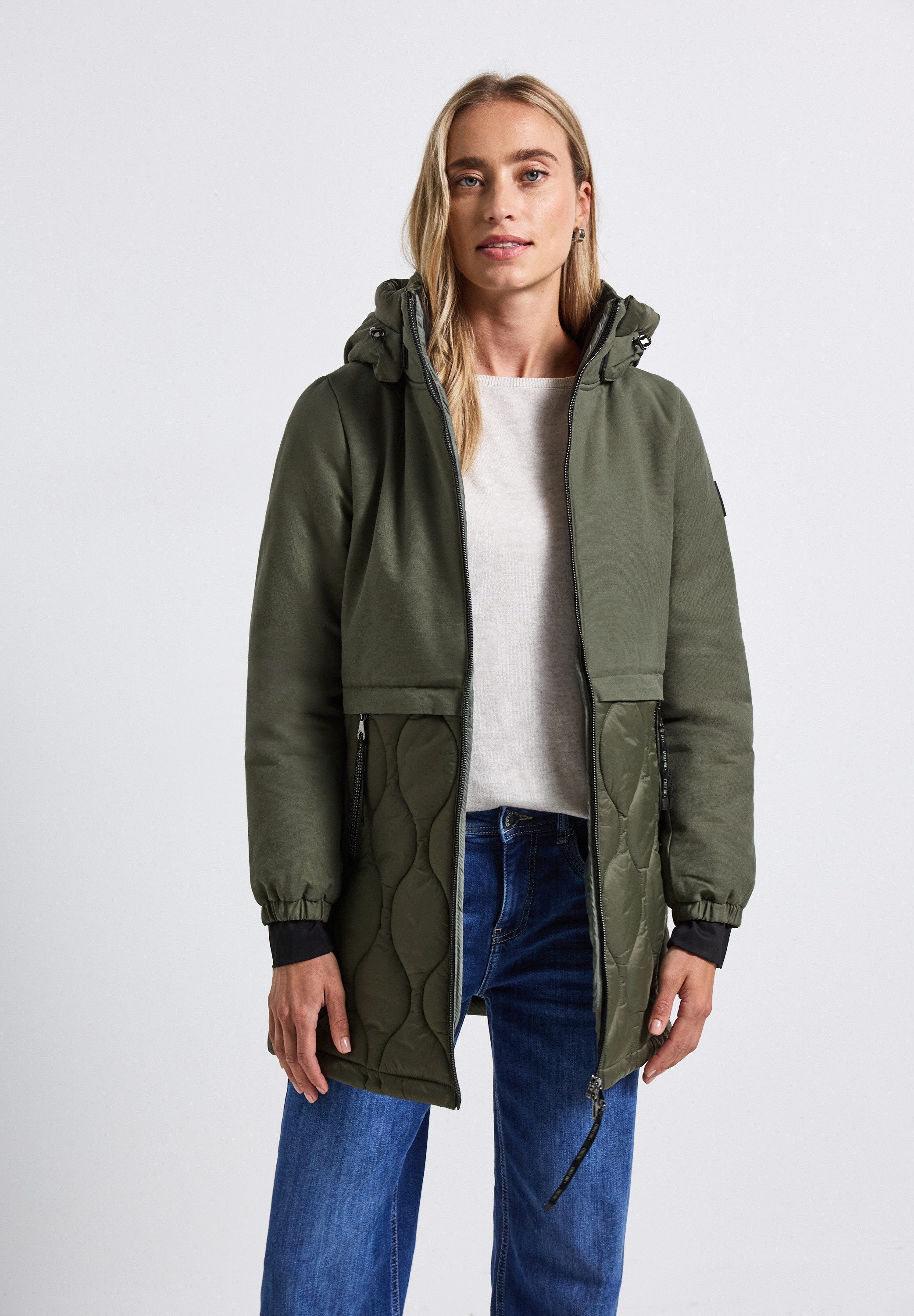 STREET ONE Softshelljacke mit moderner Steppung