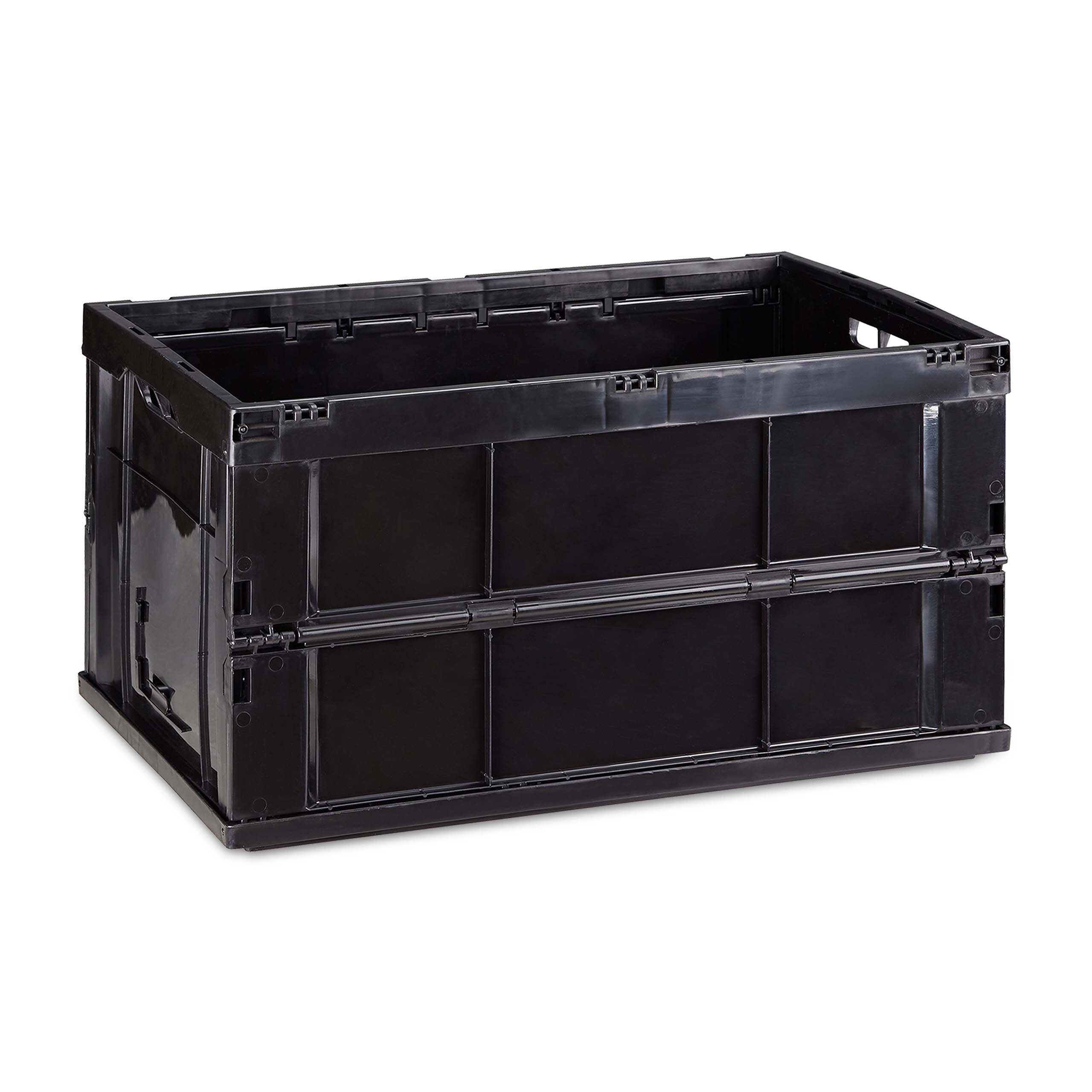 relaxdays Klappbox 2 x Klappbox stabil