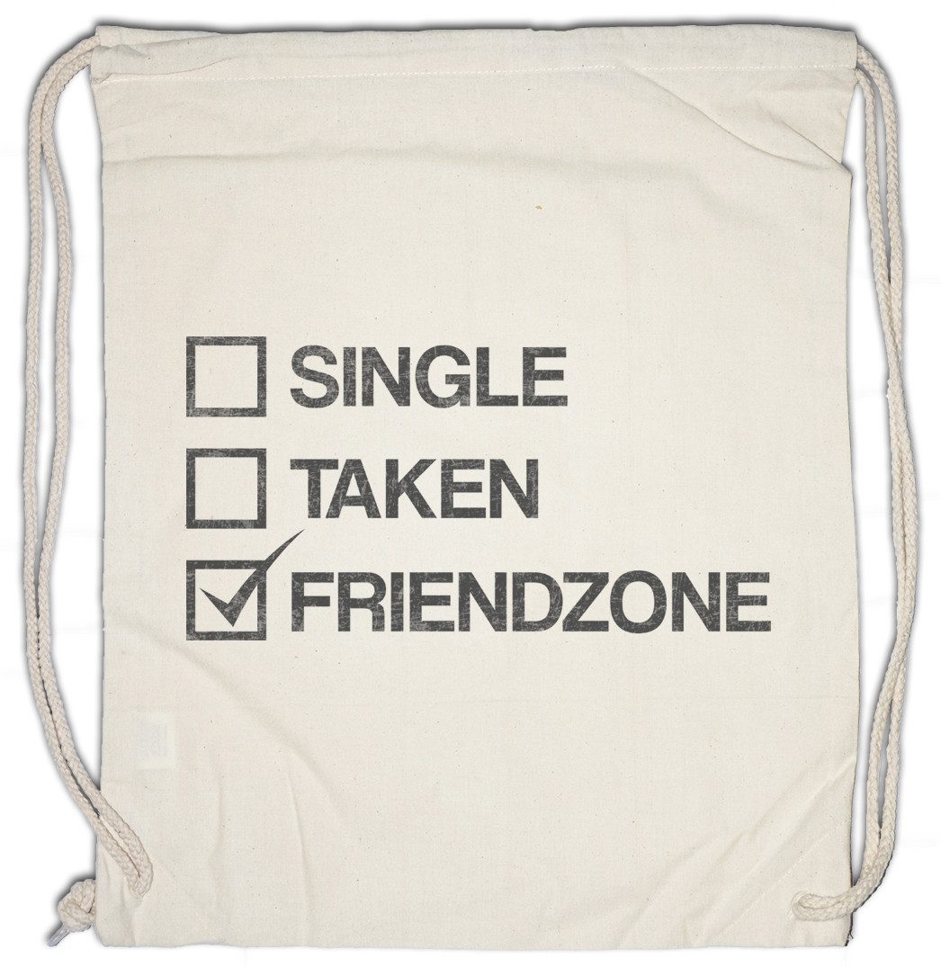 Urban Backwoods Turnbeutel Friend Zone II Turnbeutel Hand Heart Herz Hands Daumen Hoch Thumps (1-tlg), Friends Up Hearts Friendzone