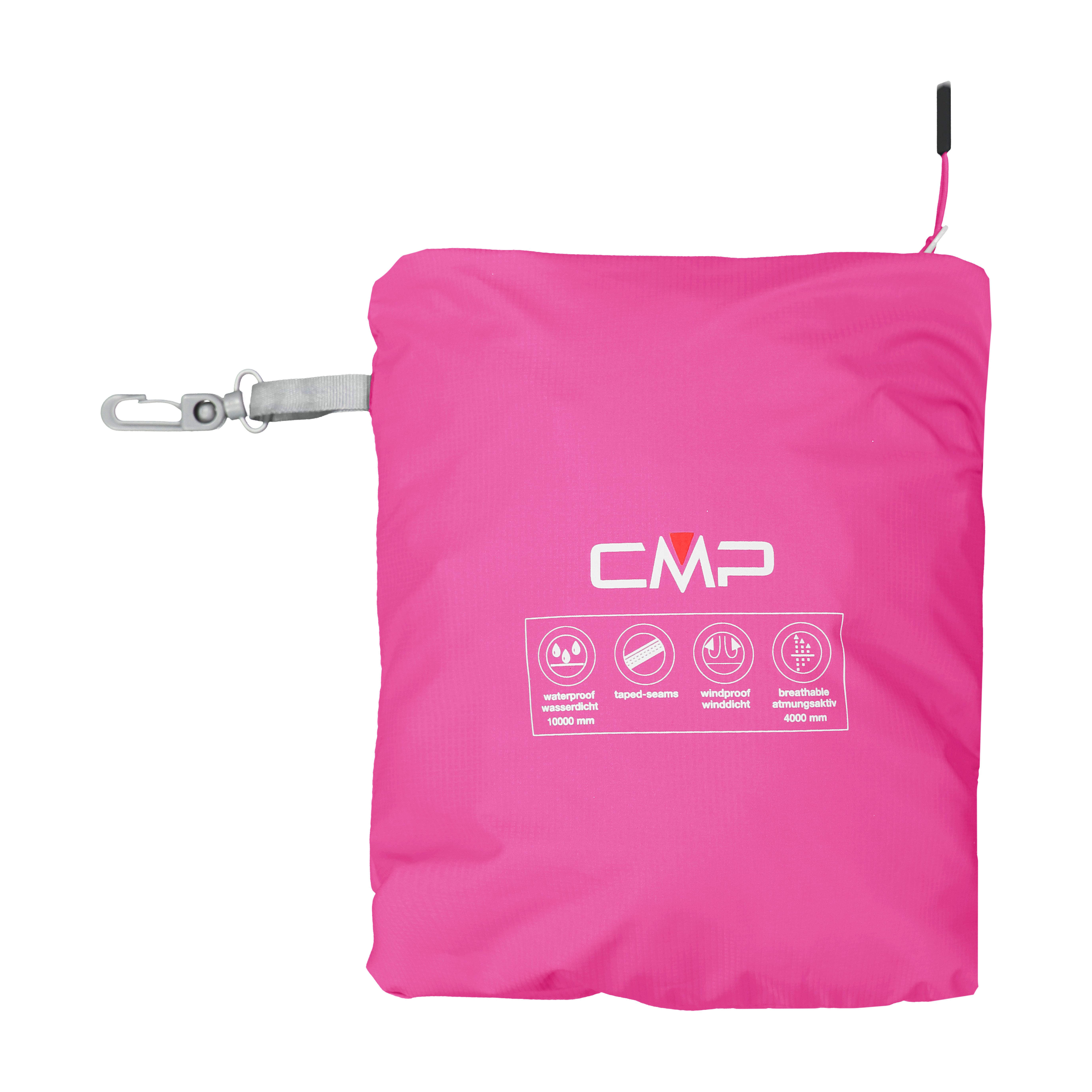 CMP Regenjacke CMP Damen Regenjacke Woman Rain Jacket Fix Hood 39X6636