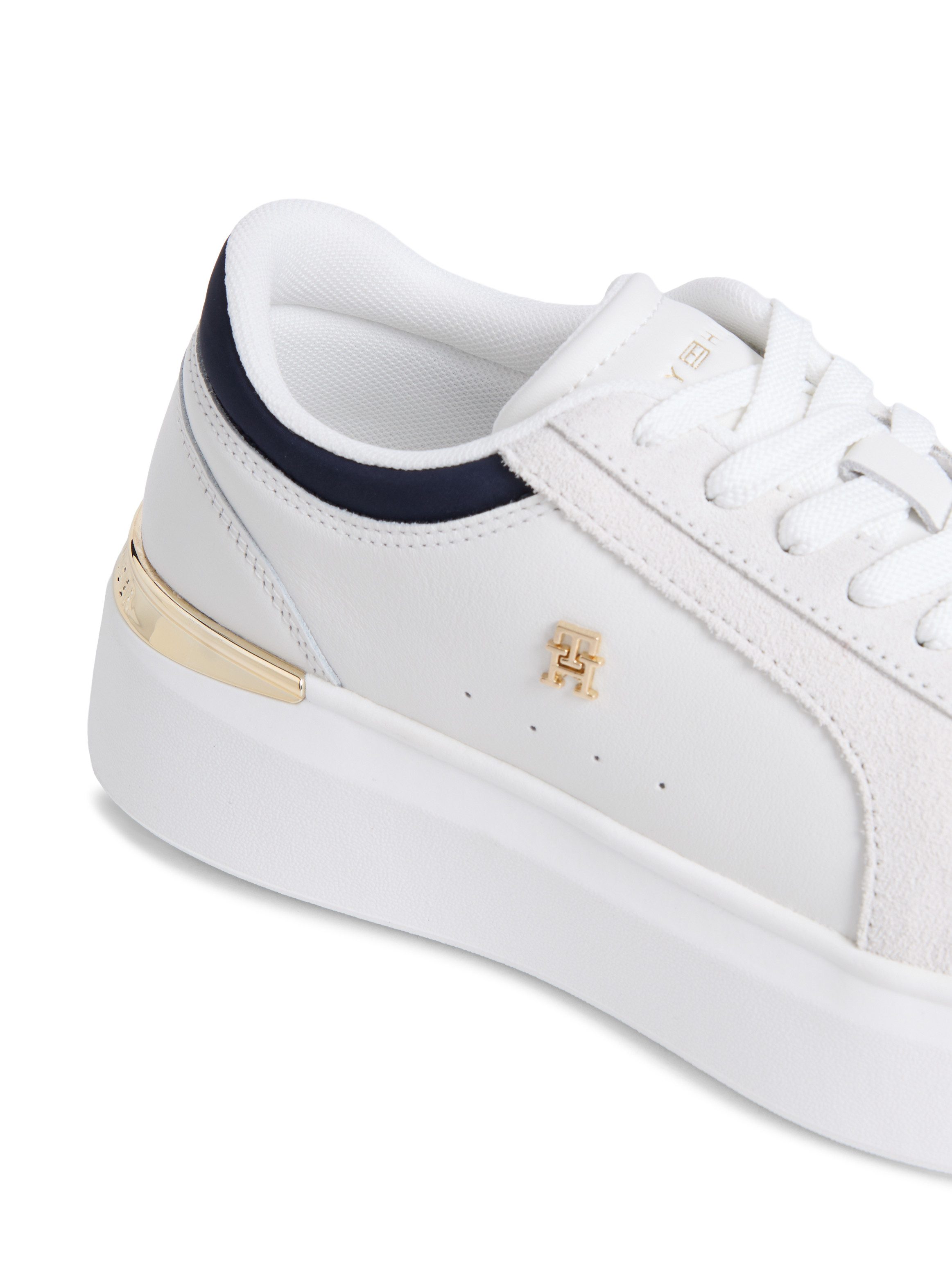 Tommy Hilfiger TH SATIN PLATFORM SNEAKER Plateausneaker Freizeitschuh, Schn günstig online kaufen