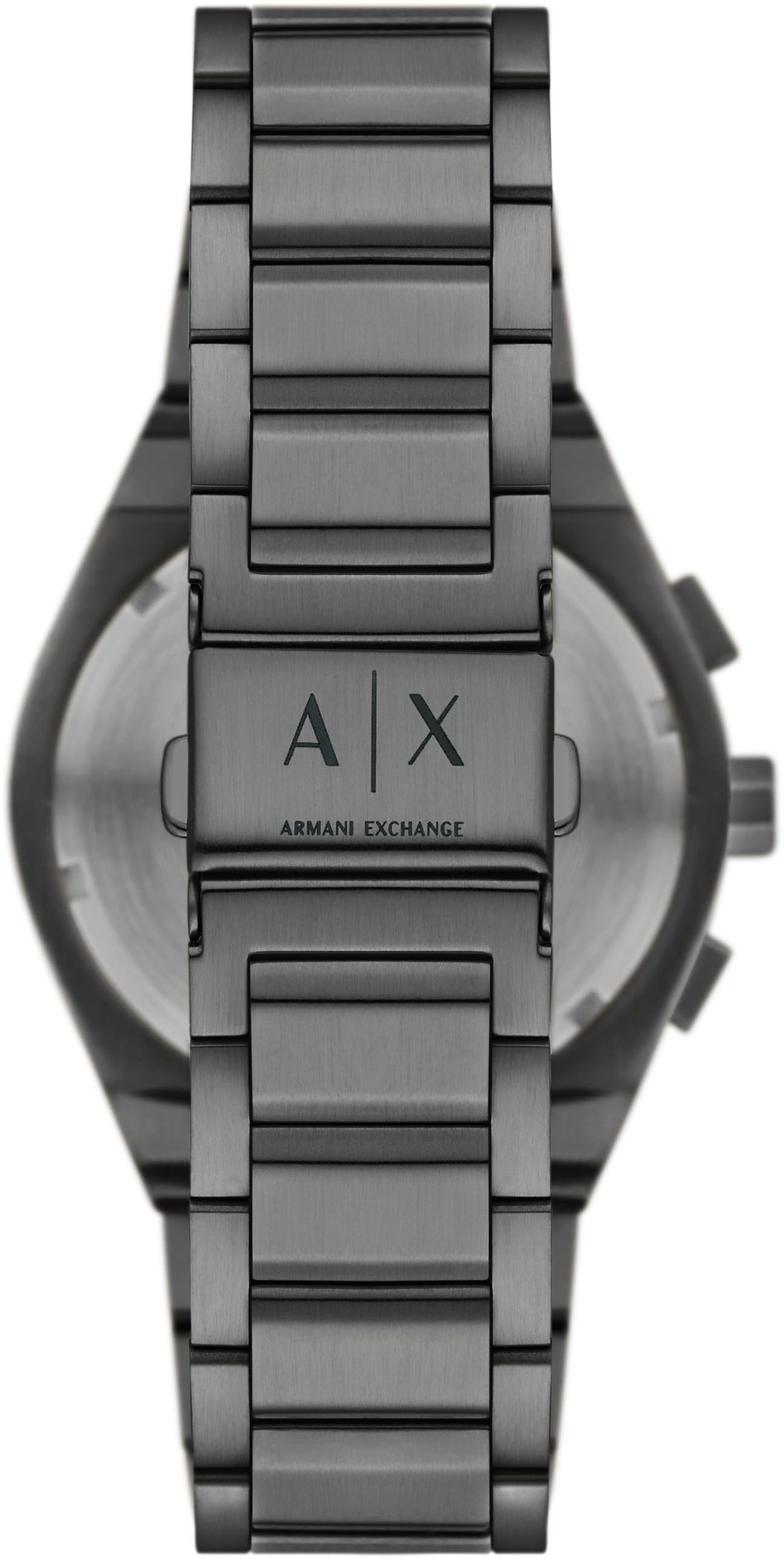 ARMANI EXCHANGE Chronograph SYNC AX4182, Armbanduhr, Herrenuhr, Edelstahlarmband, analog, Tag, Stoppfunktion