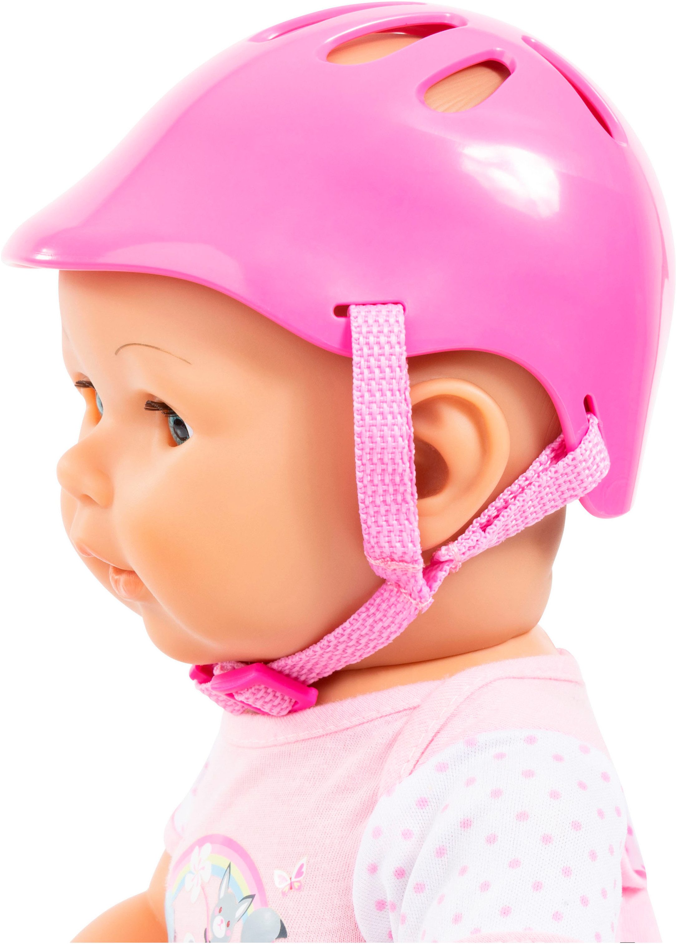 Bayer Puppen Helm pink