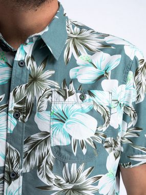 Petrol Industries Kurzarmhemd - Hemd mit Botanikmuster Wipeout - Men Shirt Short Sleeve AOP