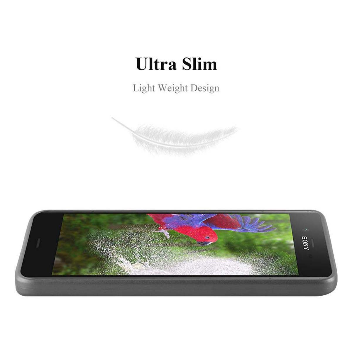 Cadorabo Handyhülle für Sony Xperia XZ1 Hülle Sony Xperia XZ1, Flexible TPU Silikon Handy Schutzhülle - Hülle - ultra slim