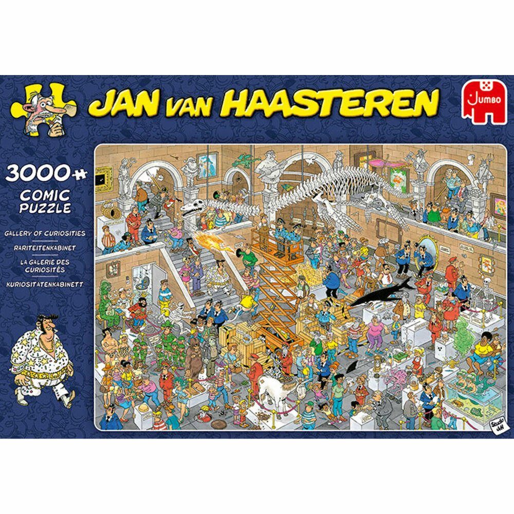 Jan 3000 Puzzle Spiele Kuriositätenkabinett 3000 van Puzzleteile Teile, Haasteren Jumbo