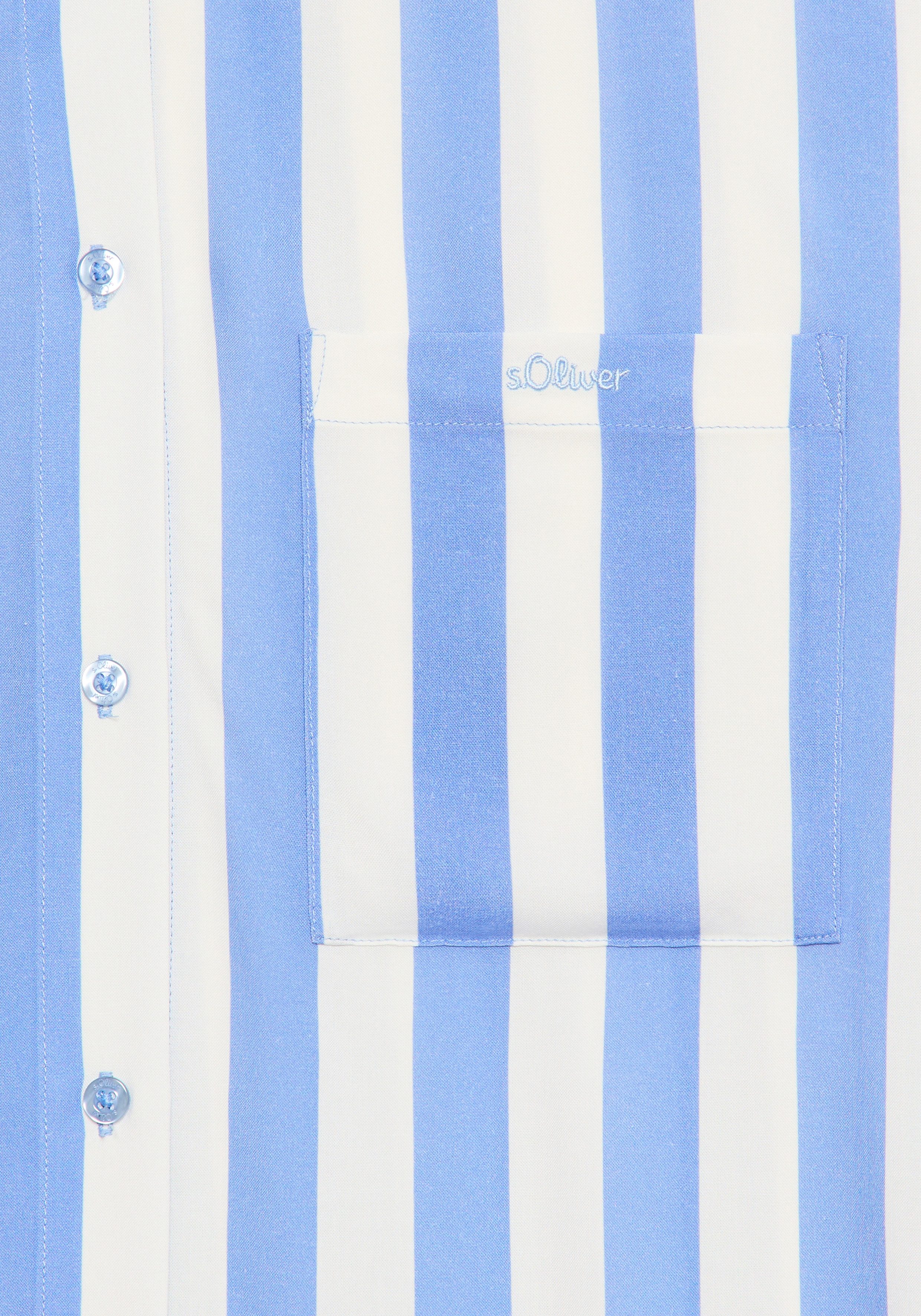 s.Oliver Nachthemd (1-teilig) mit breiten Streifen