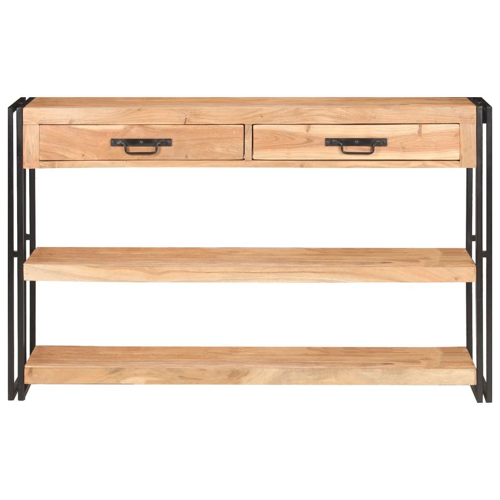 vidaXL Sideboard NA Sideboard 120x30x75 cm Akazie Massivholz