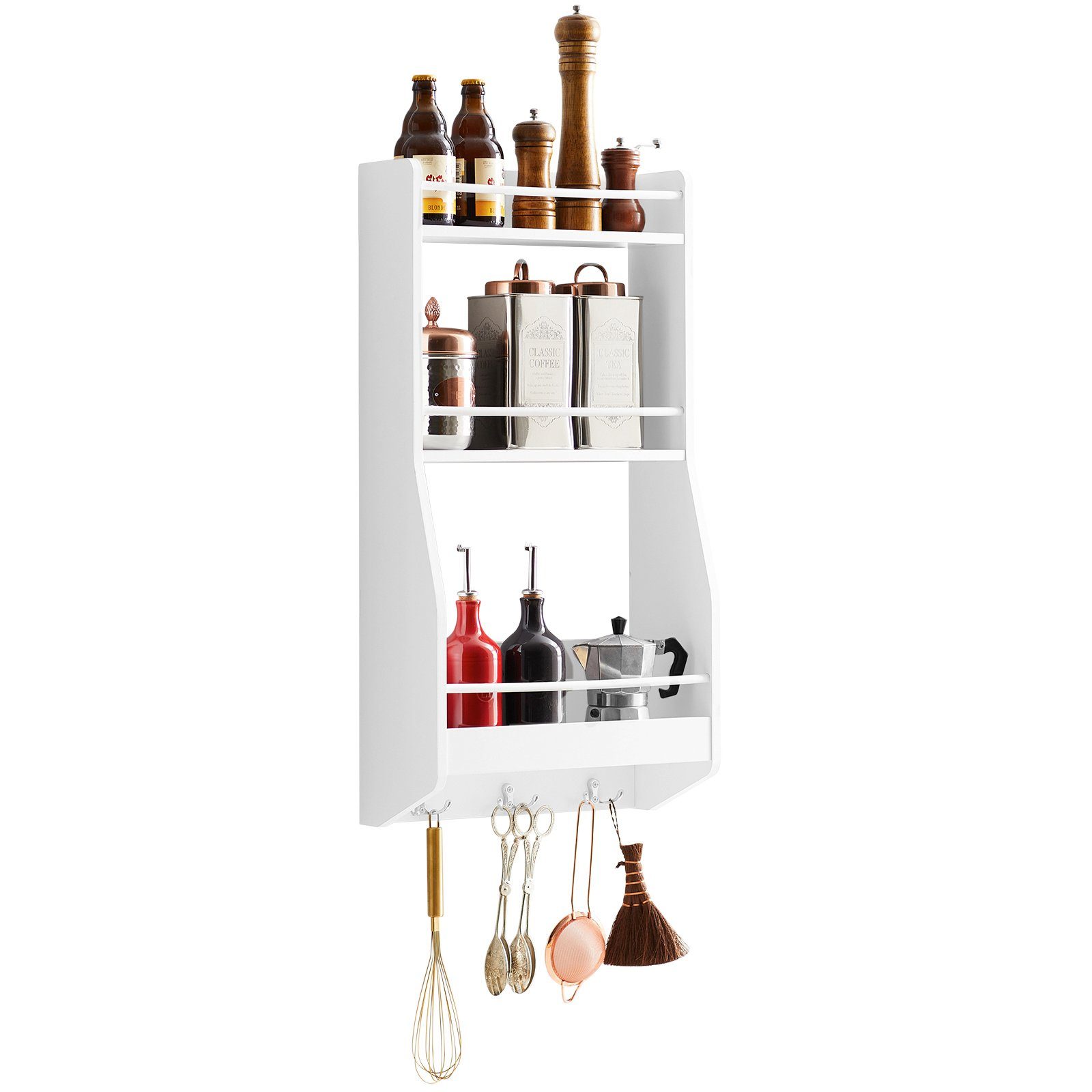 SoBuy Wandregal KCR12, Wandregal Hängeregal Badregal günstig online kaufen
