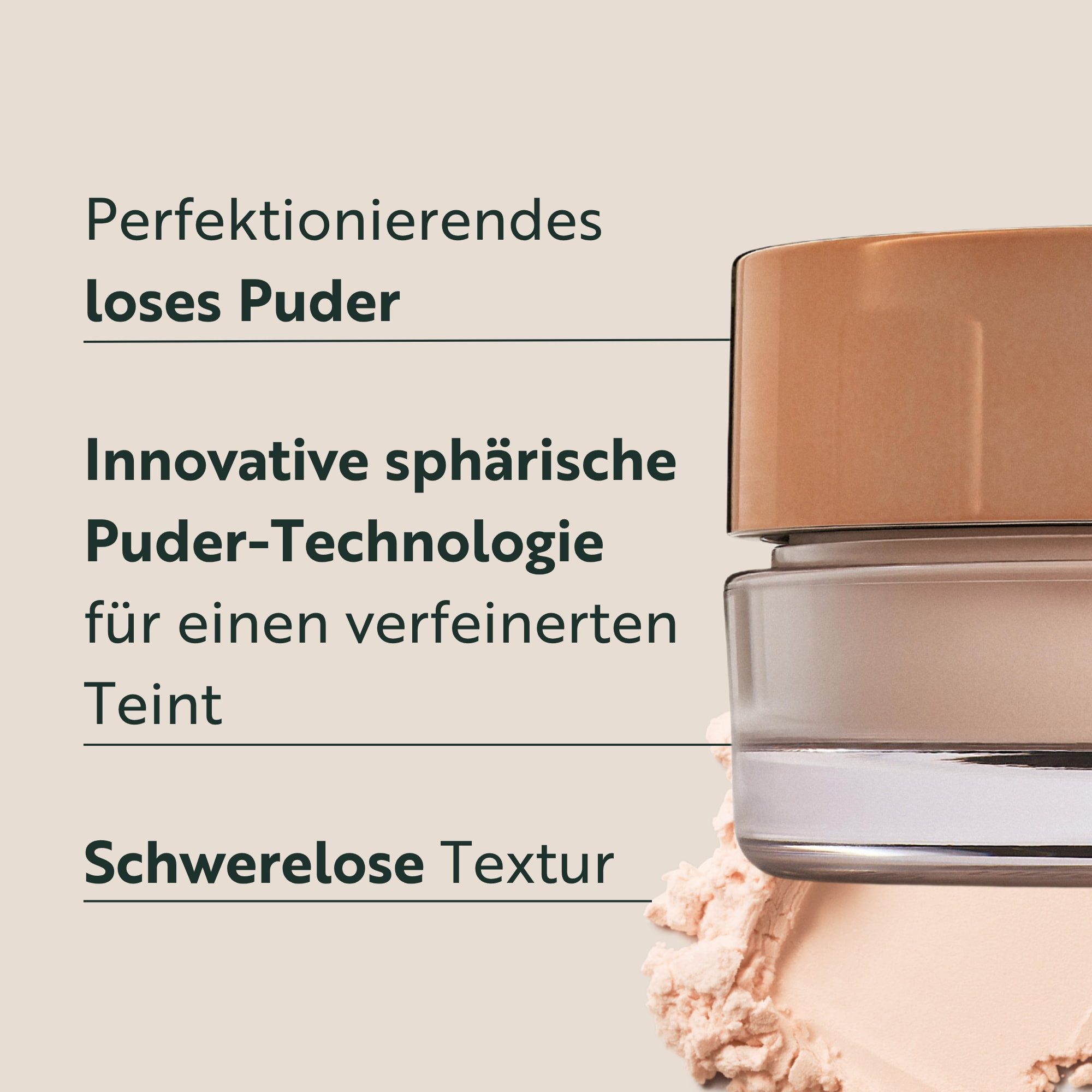 asambeauty Puder Final Touch Setting Puder Bare Teint – Bild 2 von 5