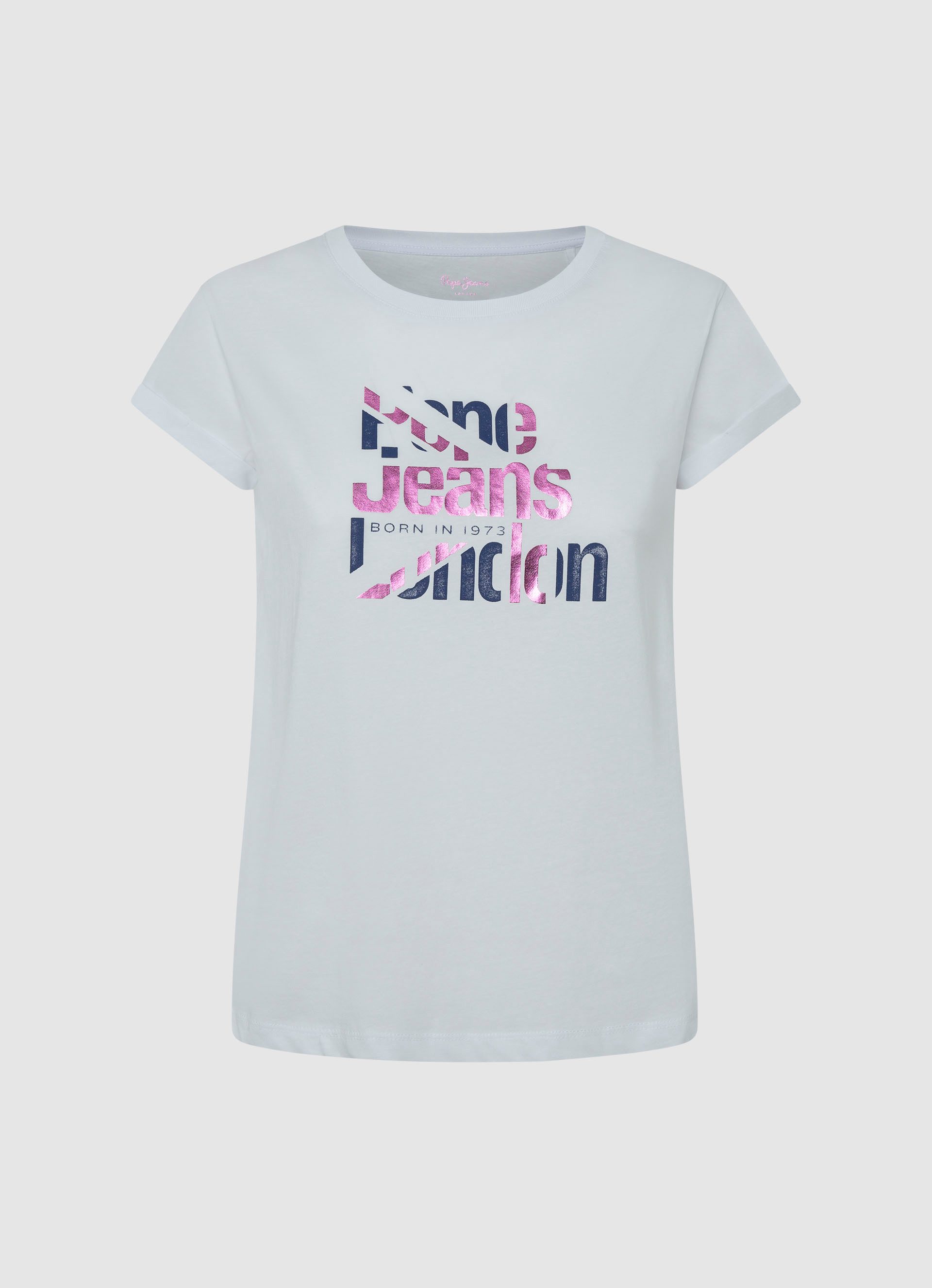 Pepe Jeans T-Shirt ENOLA mit metallischem günstig online kaufen
