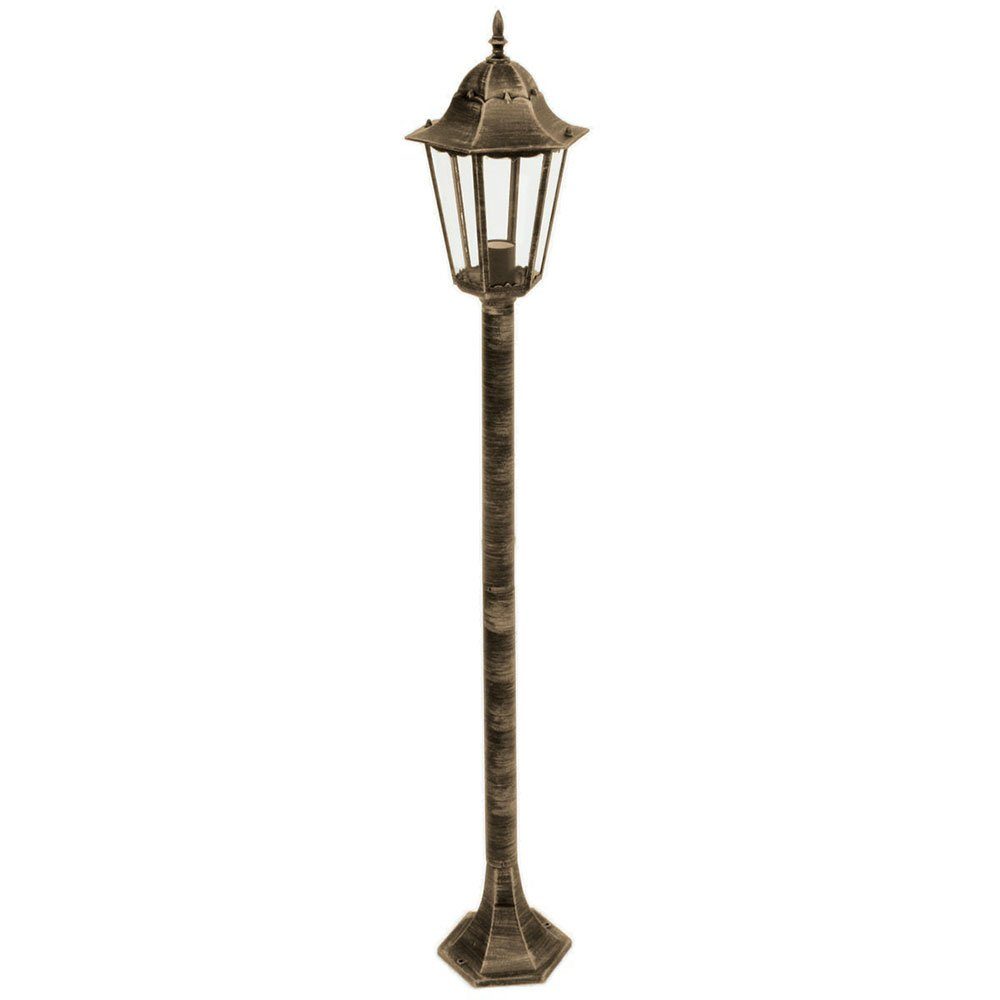 etc-shop LED Außen-Stehlampe, Leuchtmittel für Draußen für Gartenlaterne Warmweiß, Bronze inklusive, Garten Außenstehlampe