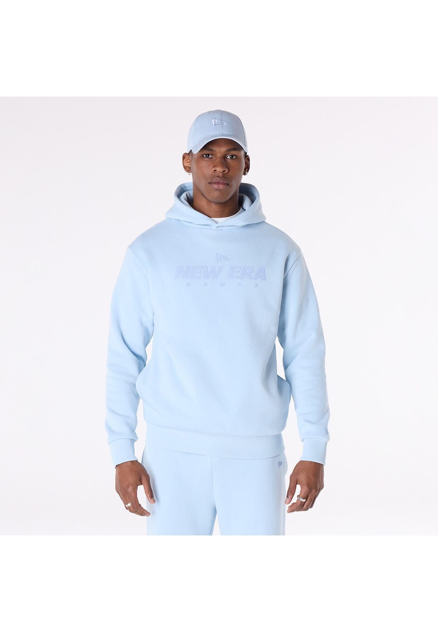 New Era Hoodie New Era NE Flag Hoody Kapuzenpullover Pastellblau (1-tlg)