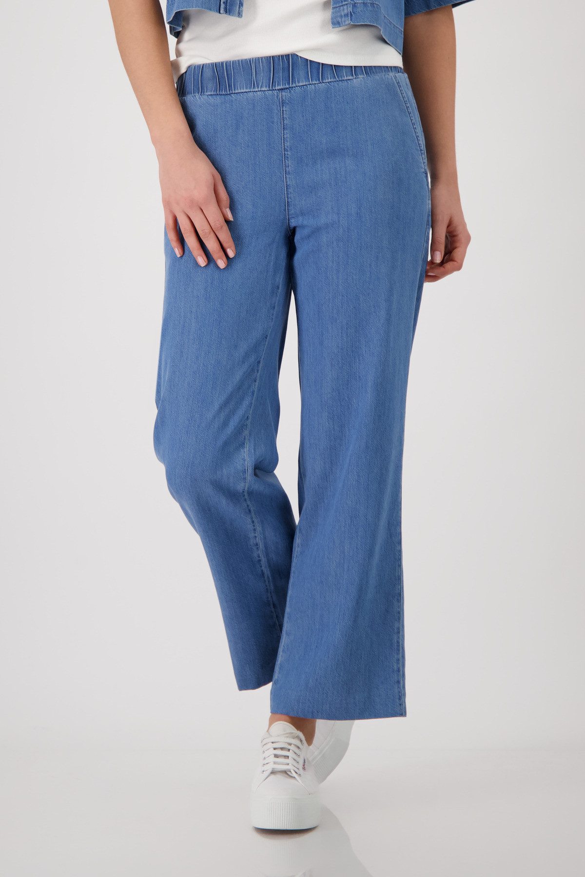 Monari Culotte Regular fit mit elastischem Bund günstig online kaufen