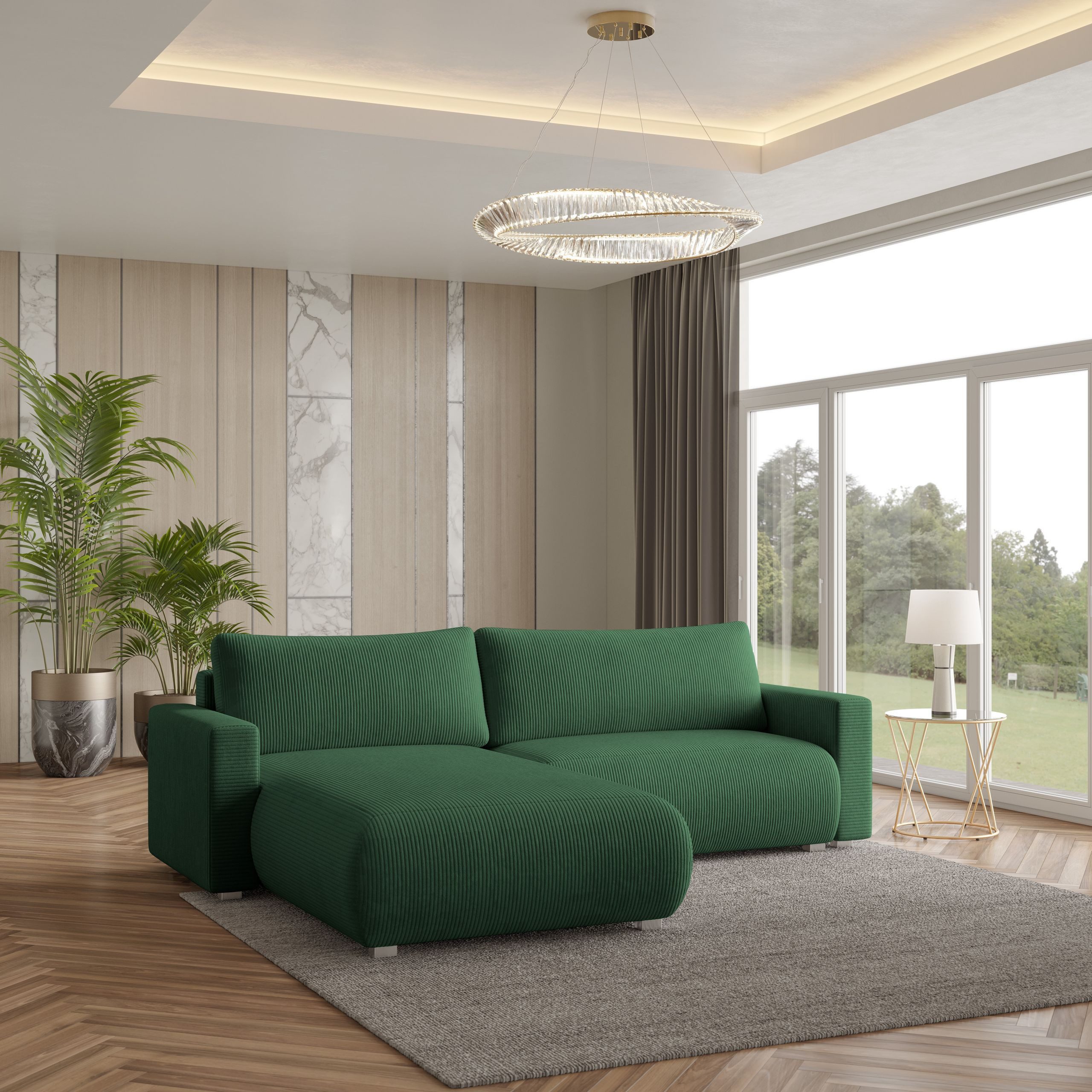 Masseno Ecksofa TURIN mit Schlaffunktion L-Form, günstig online kaufen