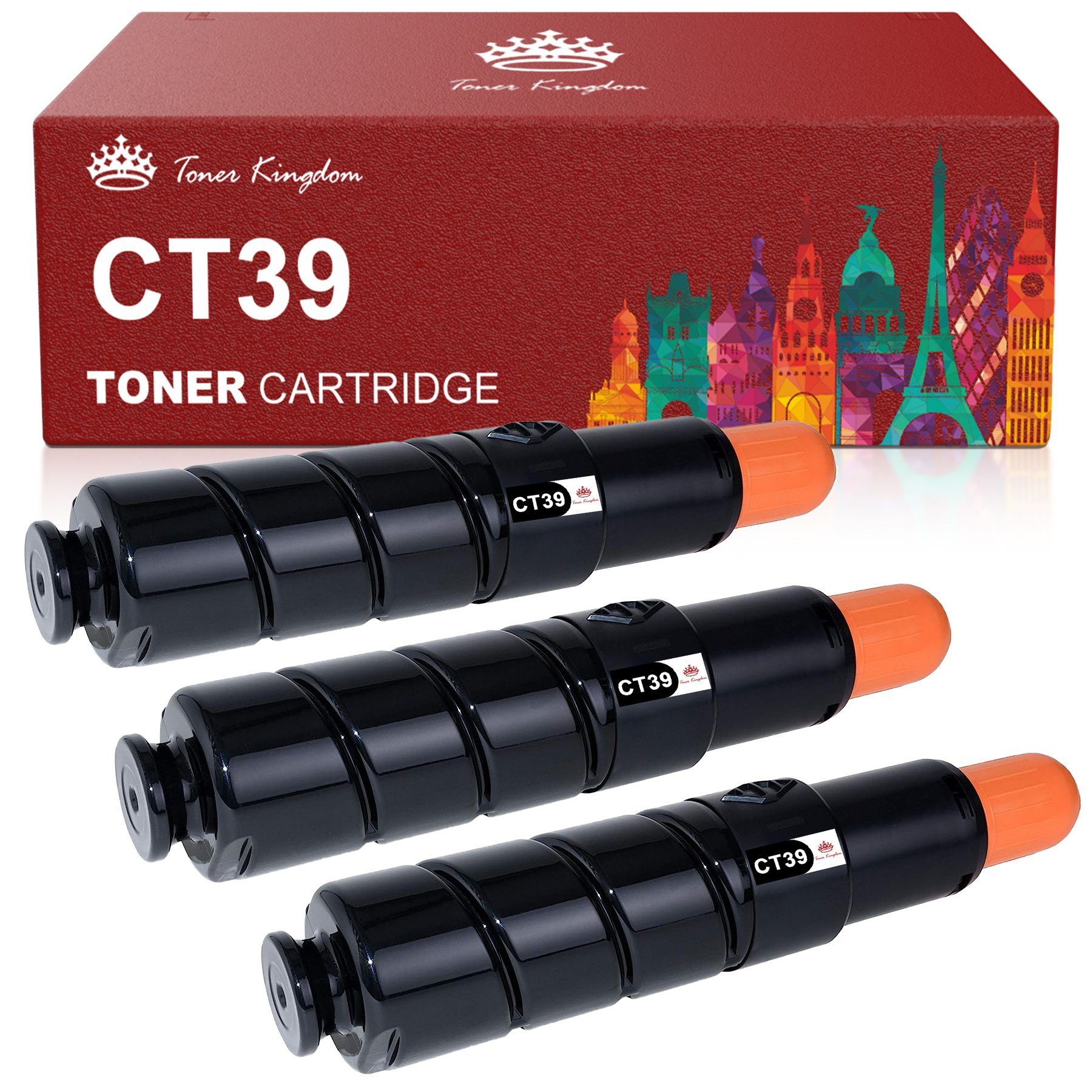 Toner Kingdom Tonerpatrone ersetzt für Canon CEXV39 C-EXV39 C EXV 39 XL PRO Toner, (für Canon IR 4025 IR 4035 IR 4225 IR 4235), IR 4025i IR 4035i IR 4225i IR 4235i mit 32.000 Seiten