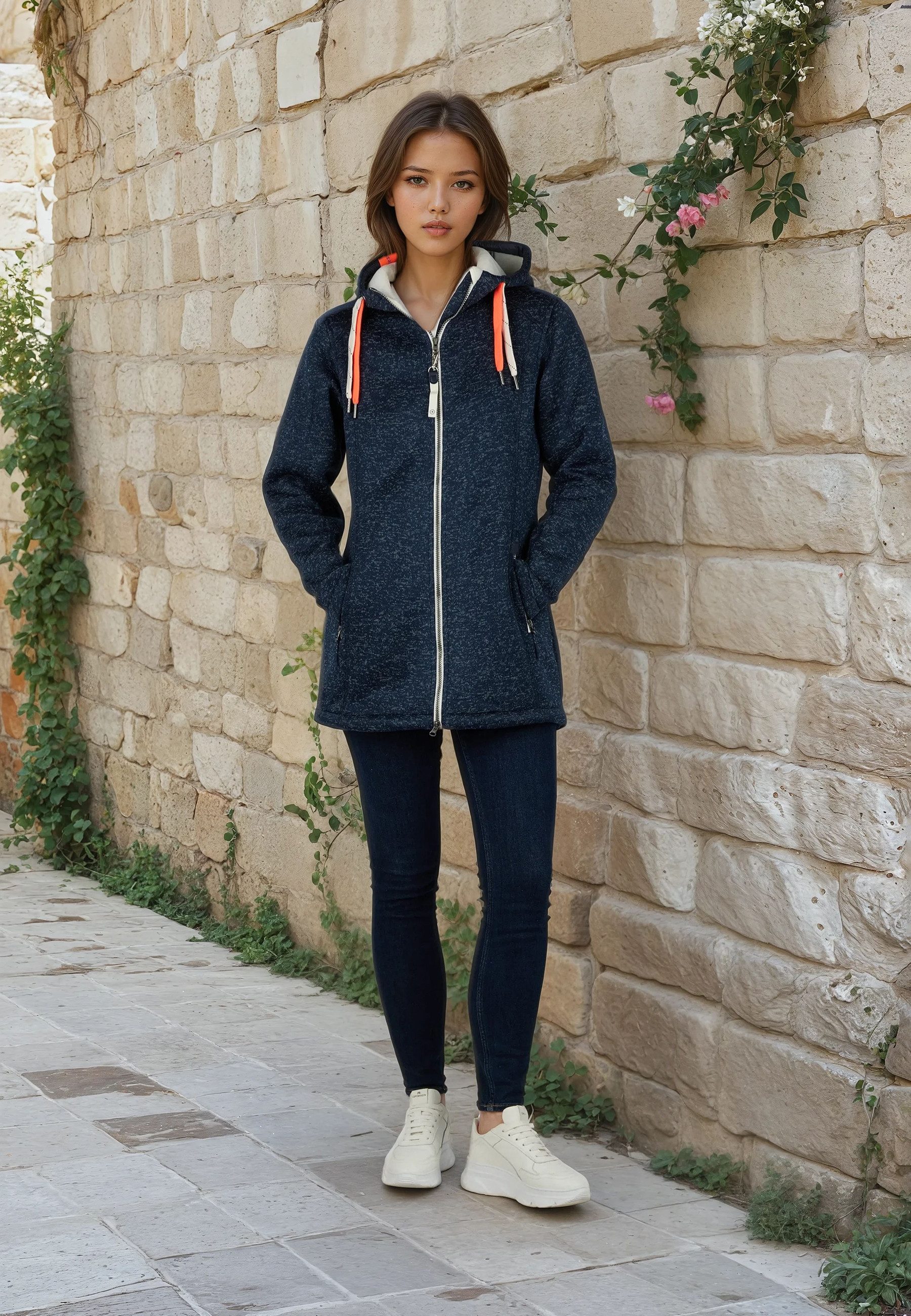 salzhaut Strickmantel TÄRGERN Damen Relaxed-Fit günstig online kaufen