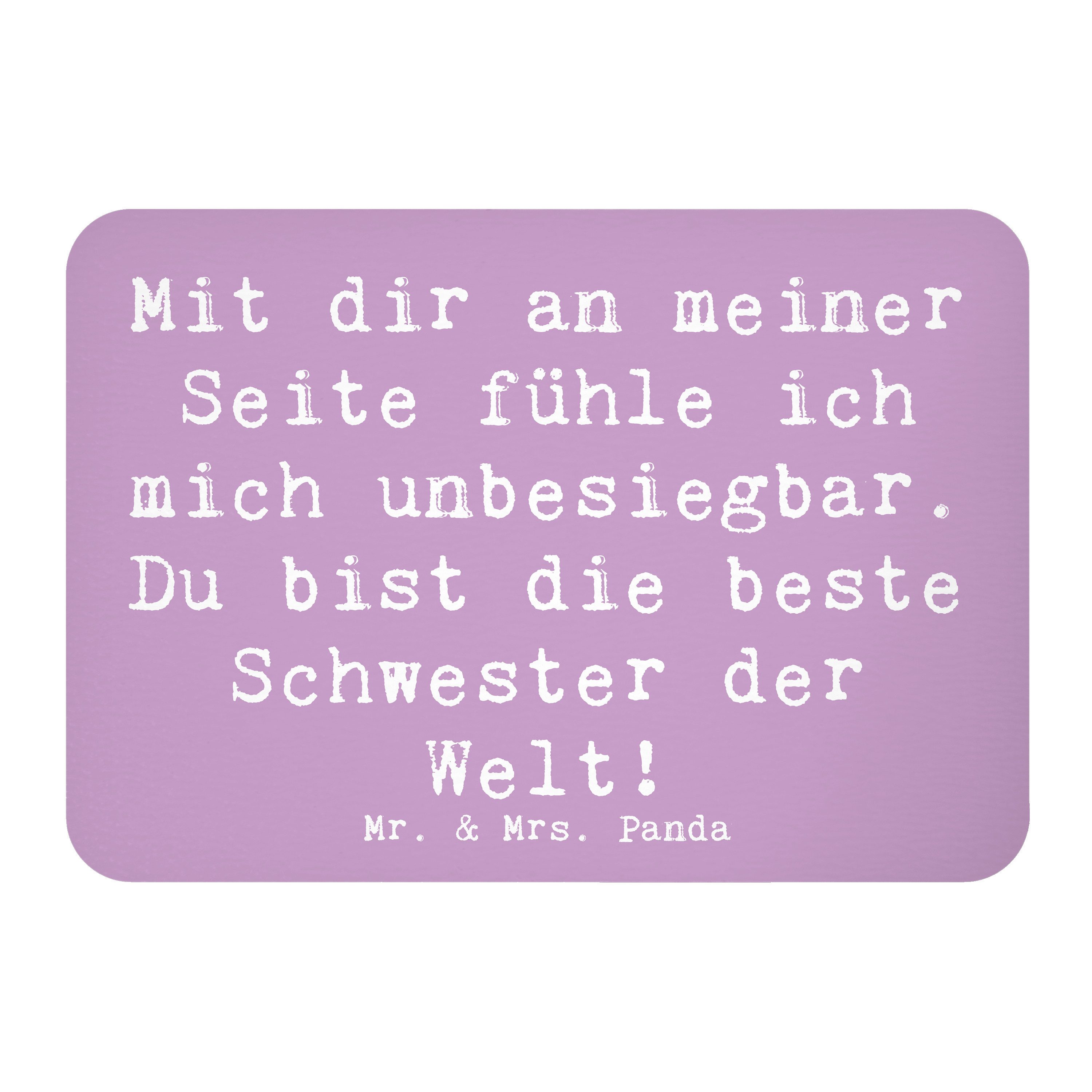 Magnet Spruch Beste Schwester - Lavendeltraum - Geschenk, Schwester Zitate