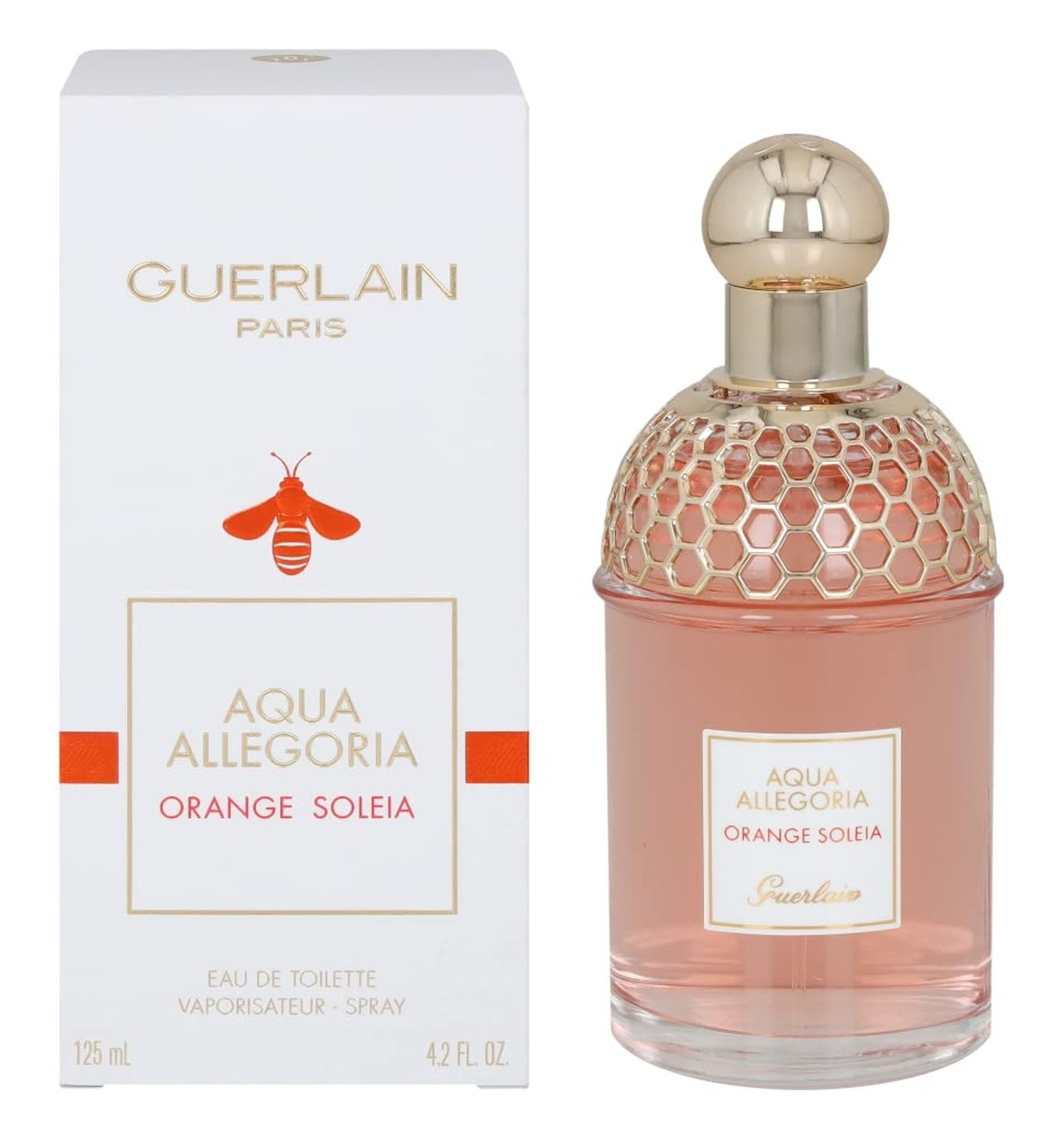 GUERLAIN Eau de Toilette Aqua Allegoria Orange Soleia EDT Damen Herren Spray, Frisch-zitrischer Duft mit Blutorange, Bergamotte und Tonkabohne
