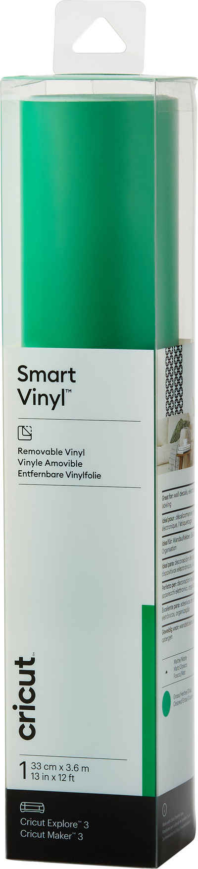 Cricut Dekorationsfolie Vinylfolie Smart Vinyl Removable, selbstklebend 360 cm x 33 cm
