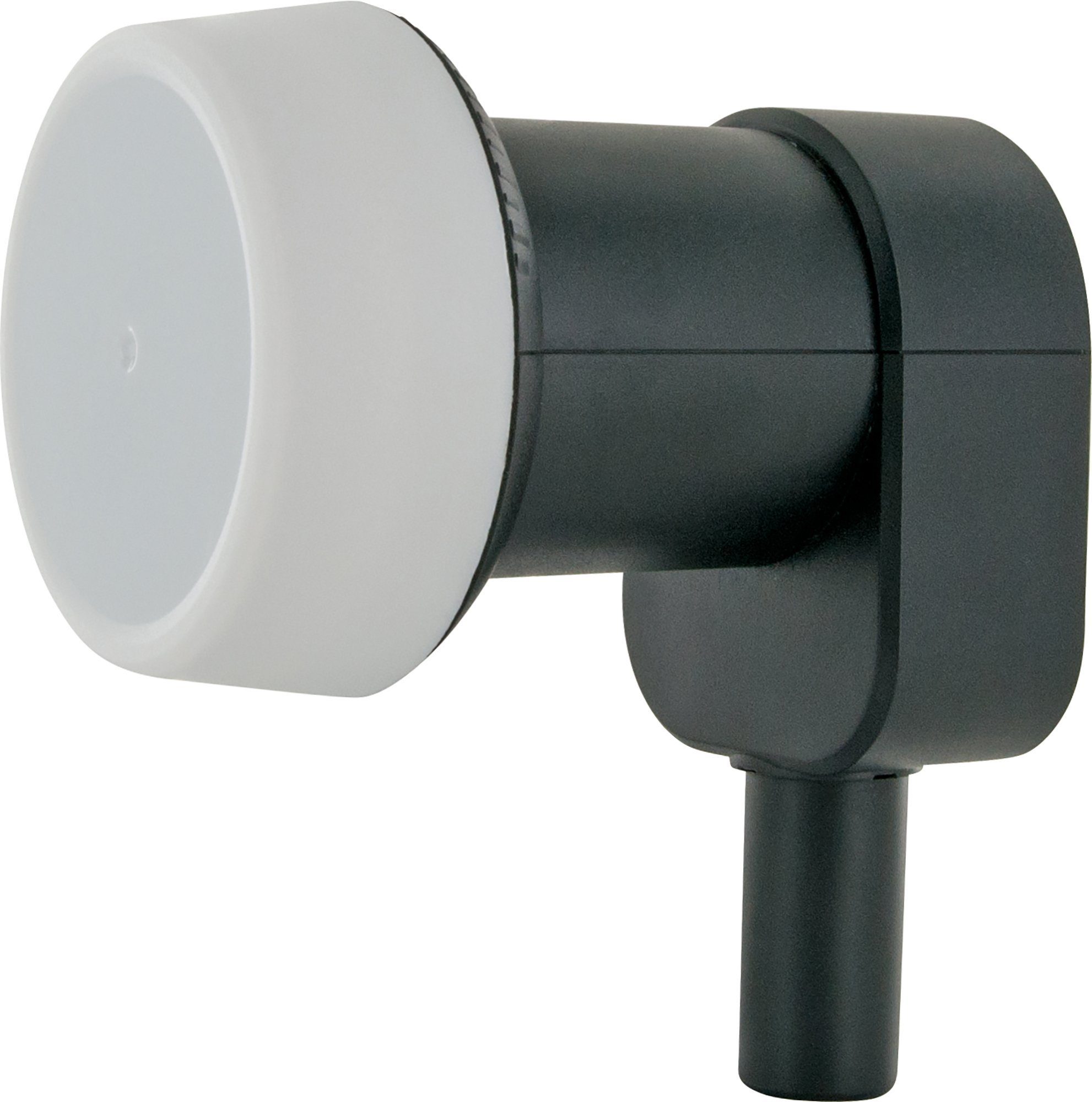 Schwaiger 714272 Universal-Single-LNB (für 1 Teilnehmer, herausziehbare Wetterschutzabdeckung, hellgrau)