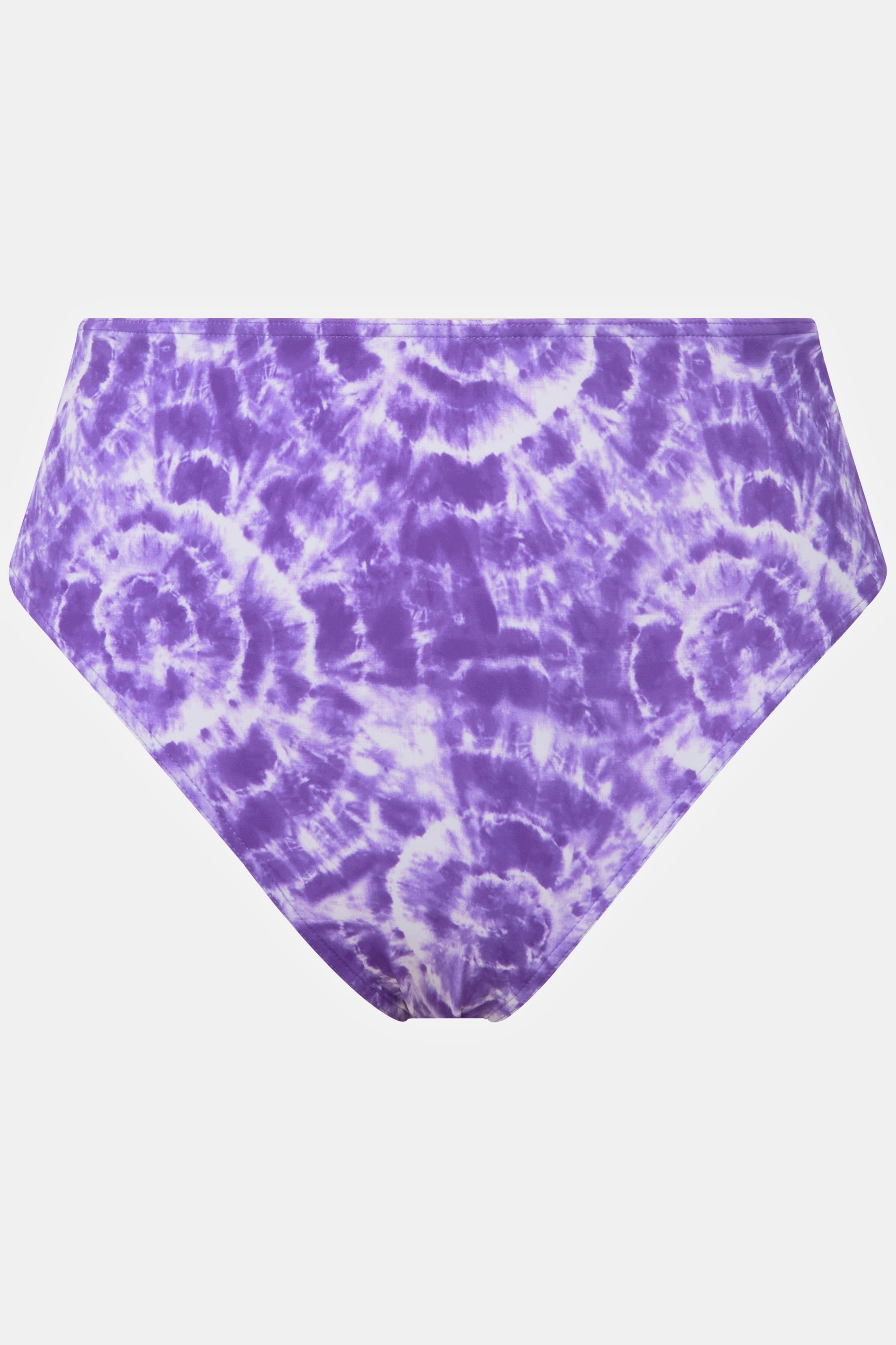 Studio Untold Bikini-Slip High violett Slip Print Batik Waist