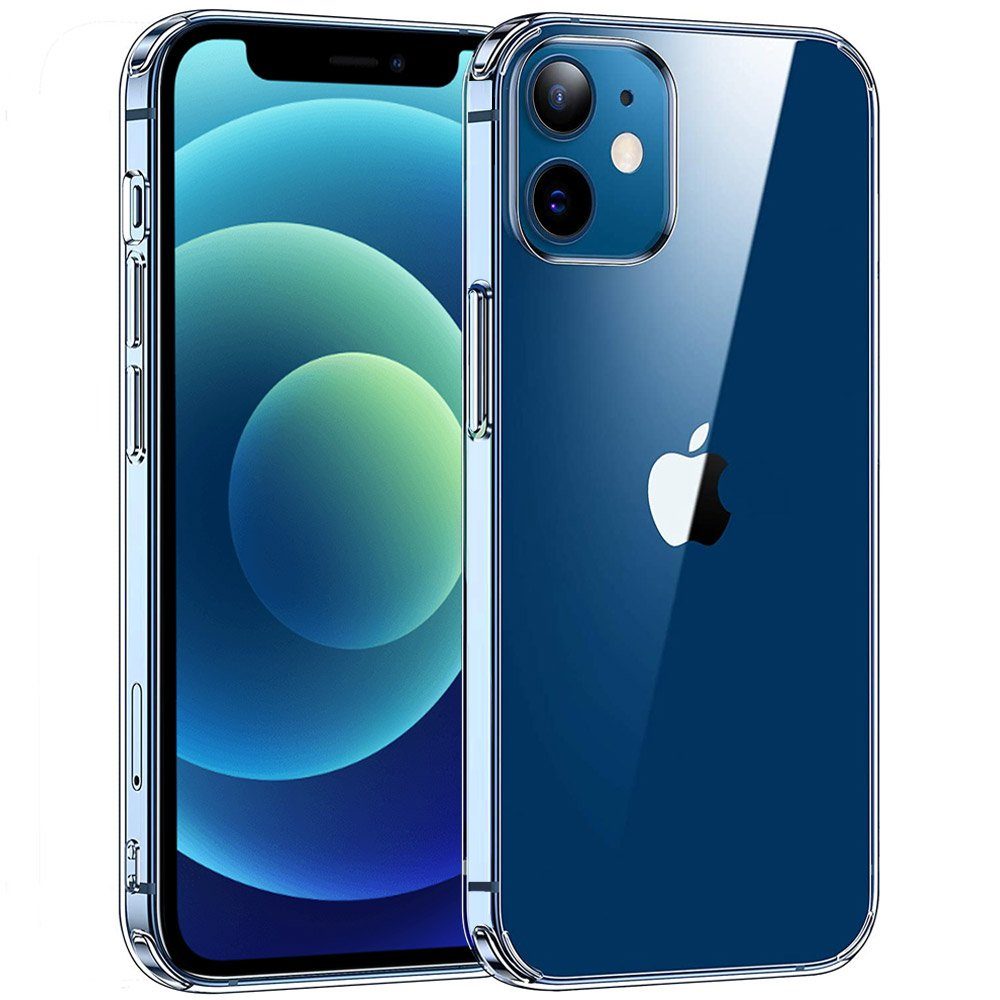 FITSU Handyhülle Transparente Schutzhülle für Apple iPhone Hülle Slim Case Handyhülle, Hülle für Apple iPhone 15 Pro Max, 15 Pro, 15, 14 Pro, 14, 13, 12