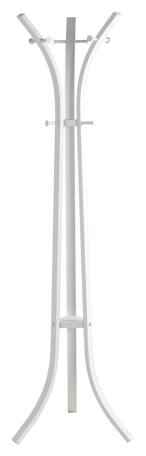 HAKU Kleiderständer ARIA, Ø 52 x H 174 cm, Weiß, Metall, mit 9 Haken