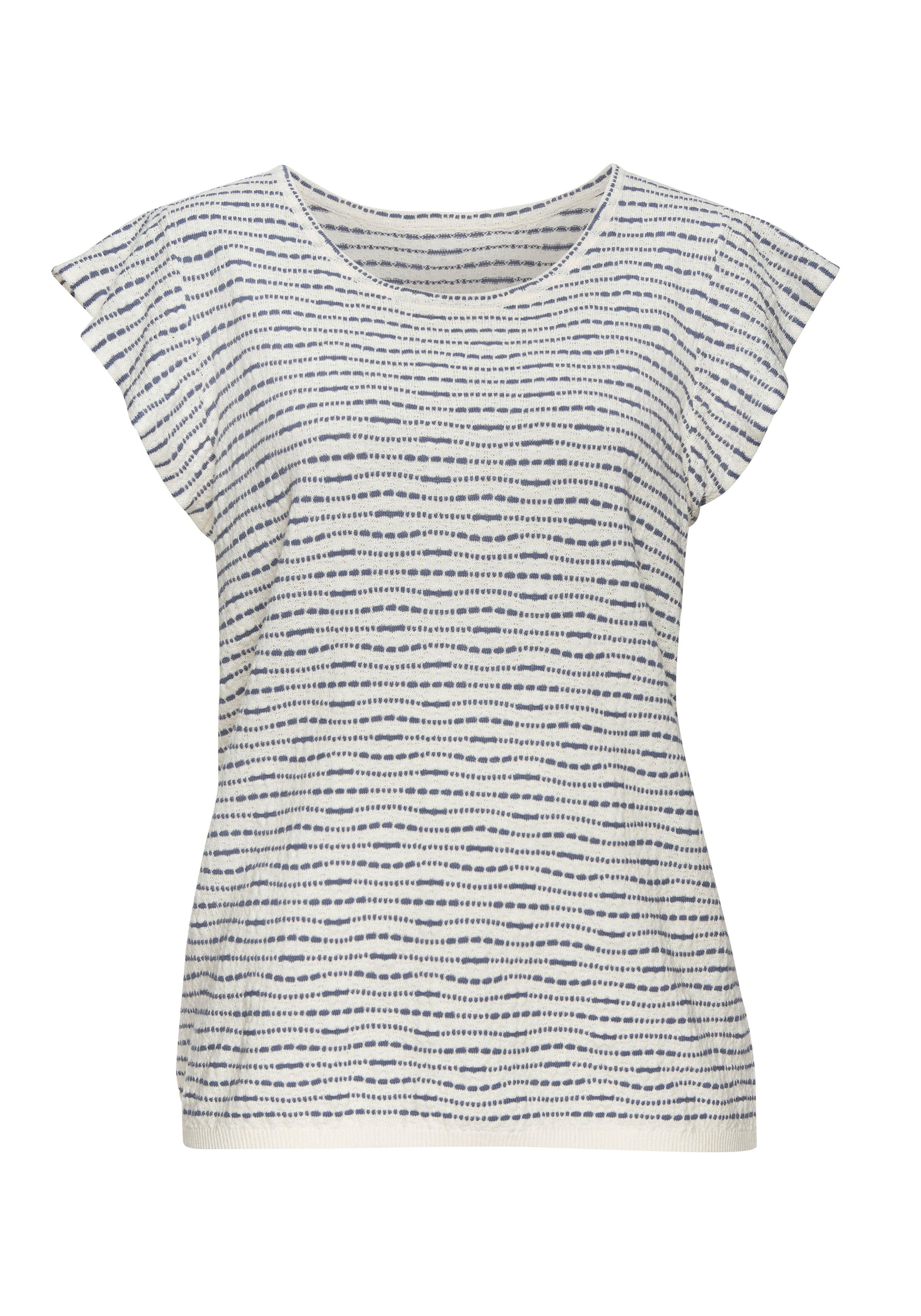 Vivance Rundhalsshirt mit Flügelärmelchen aus leichter günstig online kaufen