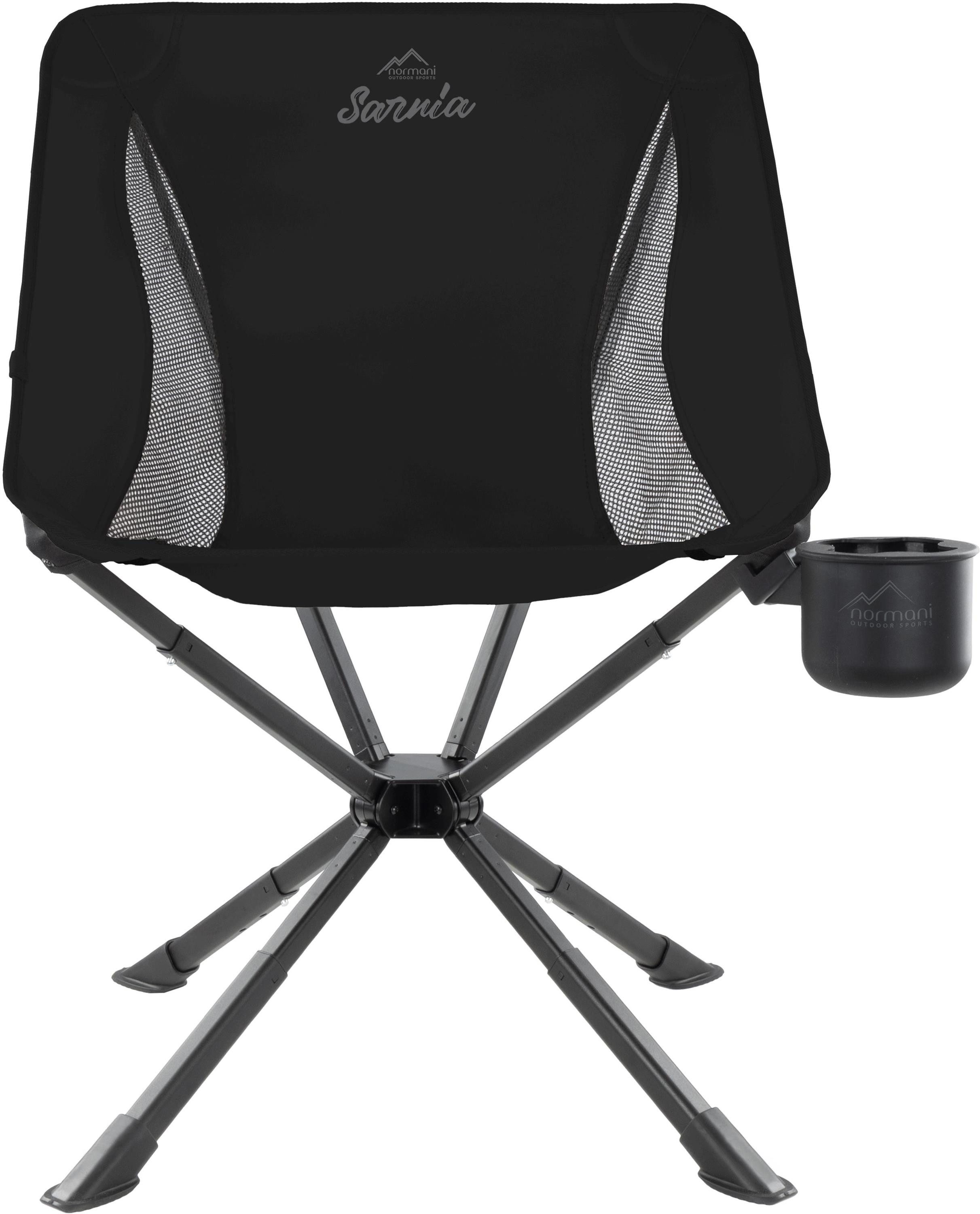 normani Campingstuhl Campingstuhl mit Getränkehalter Sarnia, Ultraleichter klappbarer Angelhocker Wanderstuhl mit Becherhalter