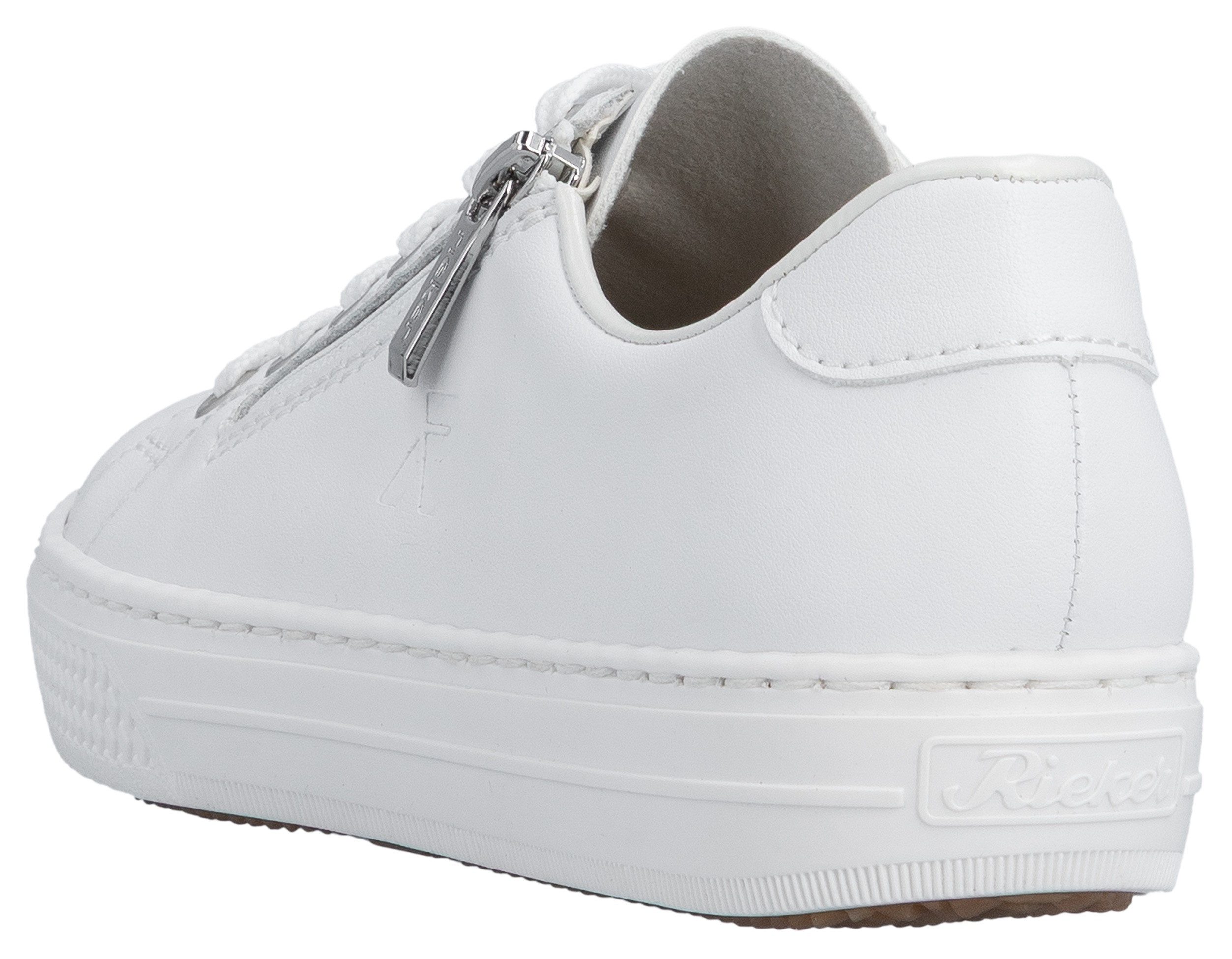 Rieker Sneaker mit Memosoft-Innensohle, Freizeitschuh, Halbschuh, Schnürschuh