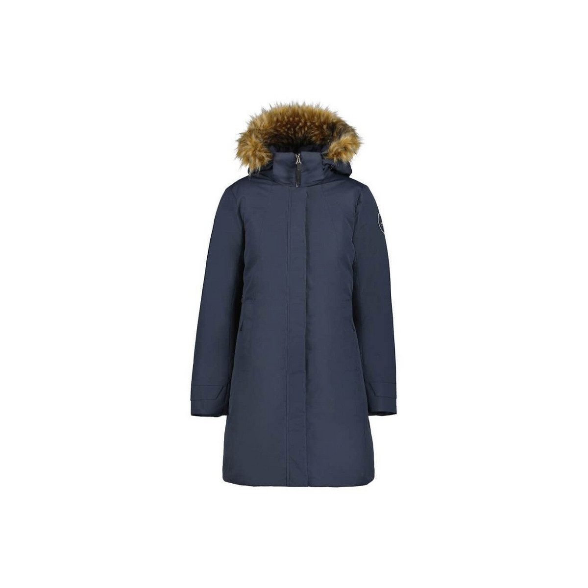 Blouson Wintermantel für Damen in schwarz