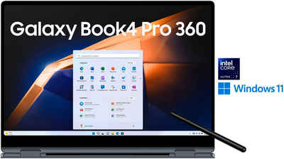 Samsung NP960Q Galaxy Book4 Pro 360 16'' Convertible Notebook (40,6 cm/16 Zoll, Intel Core Ultra 7, 1024 GB SSD, Intel Core Ultra 7 Prozessor, 32 GB + 1 TB)