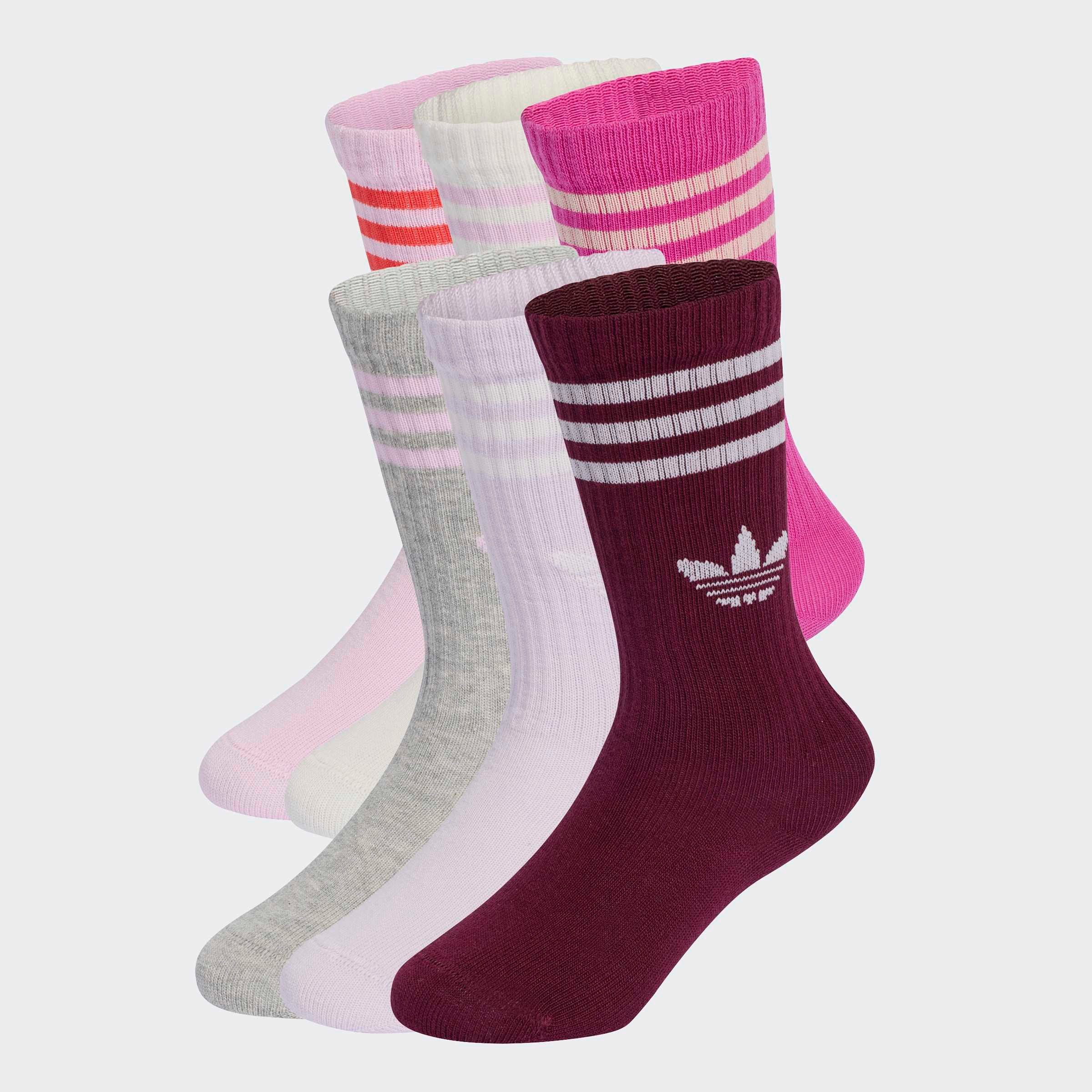 adidas Originals Sportsocken 3-STREIFEN KIDS CREW 6 PARA (6-Paar)