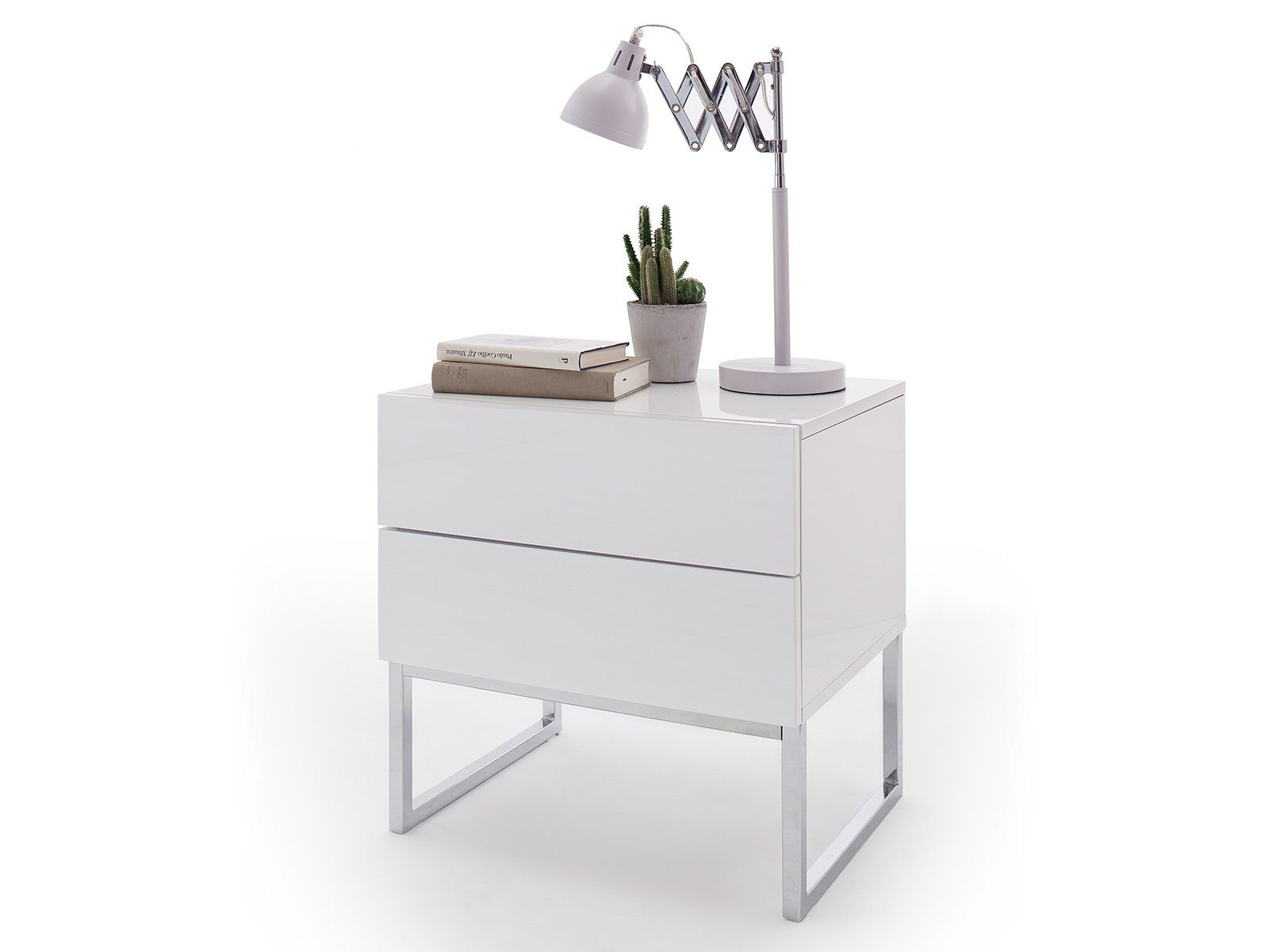 möbelando Nachtkonsole Newark, 50 x 50 x 40 cm (B/H/T)