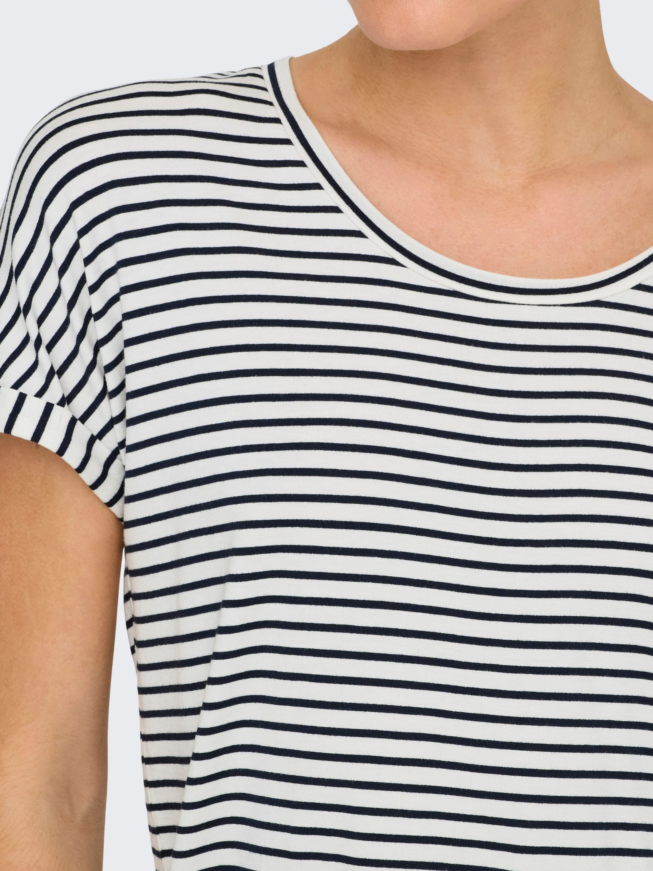 JDY Kurzarmshirt JDYSISSY S/S O-NECK TOP JRS