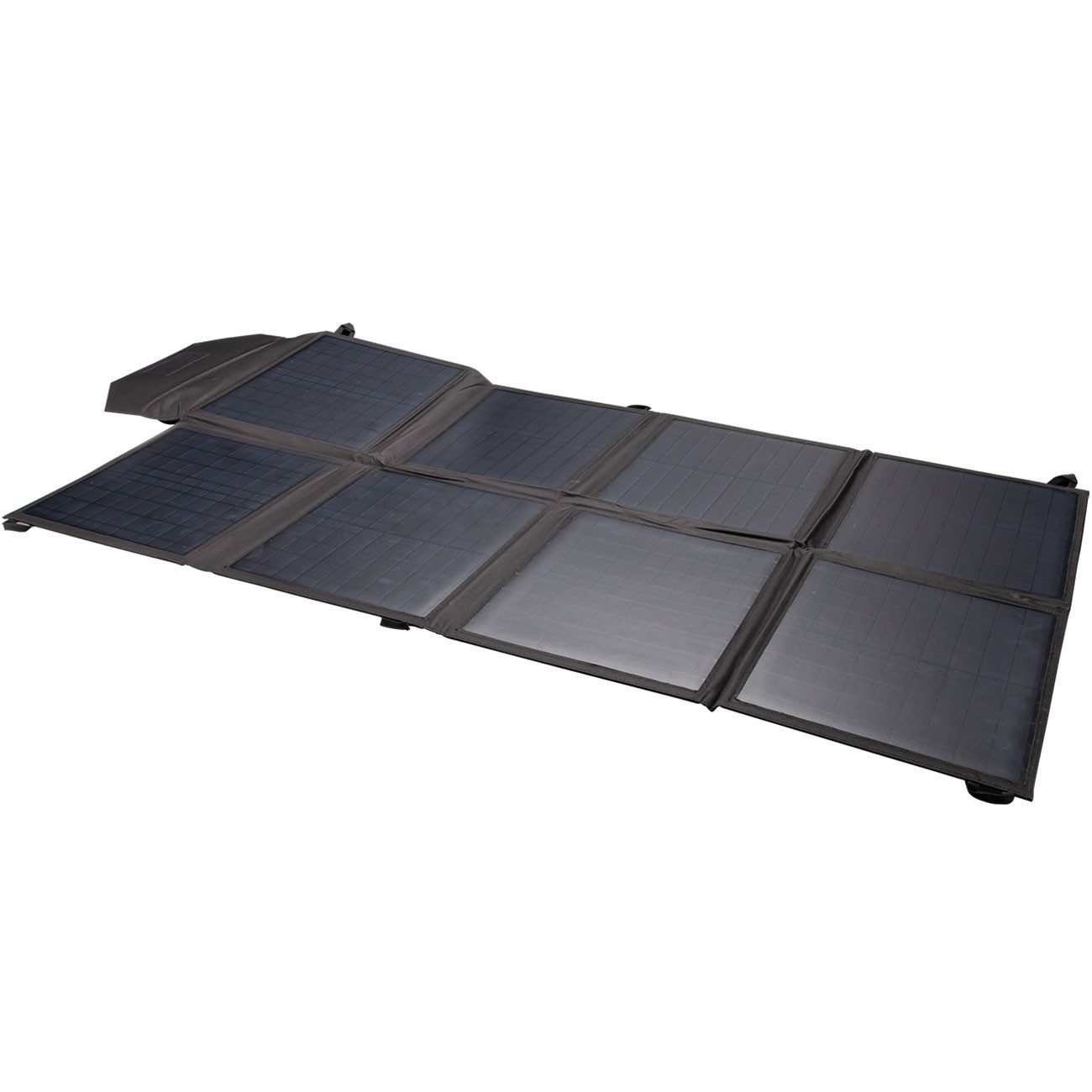 Casativo Solarmodul Faltbares Solarpanel 100W 18V 4,4kg 8 Zellen 24x31 cm, (1-St), zusammenfaltbar, -40 bis 75 °C, 4,4 kg, 18V, für Powerstation