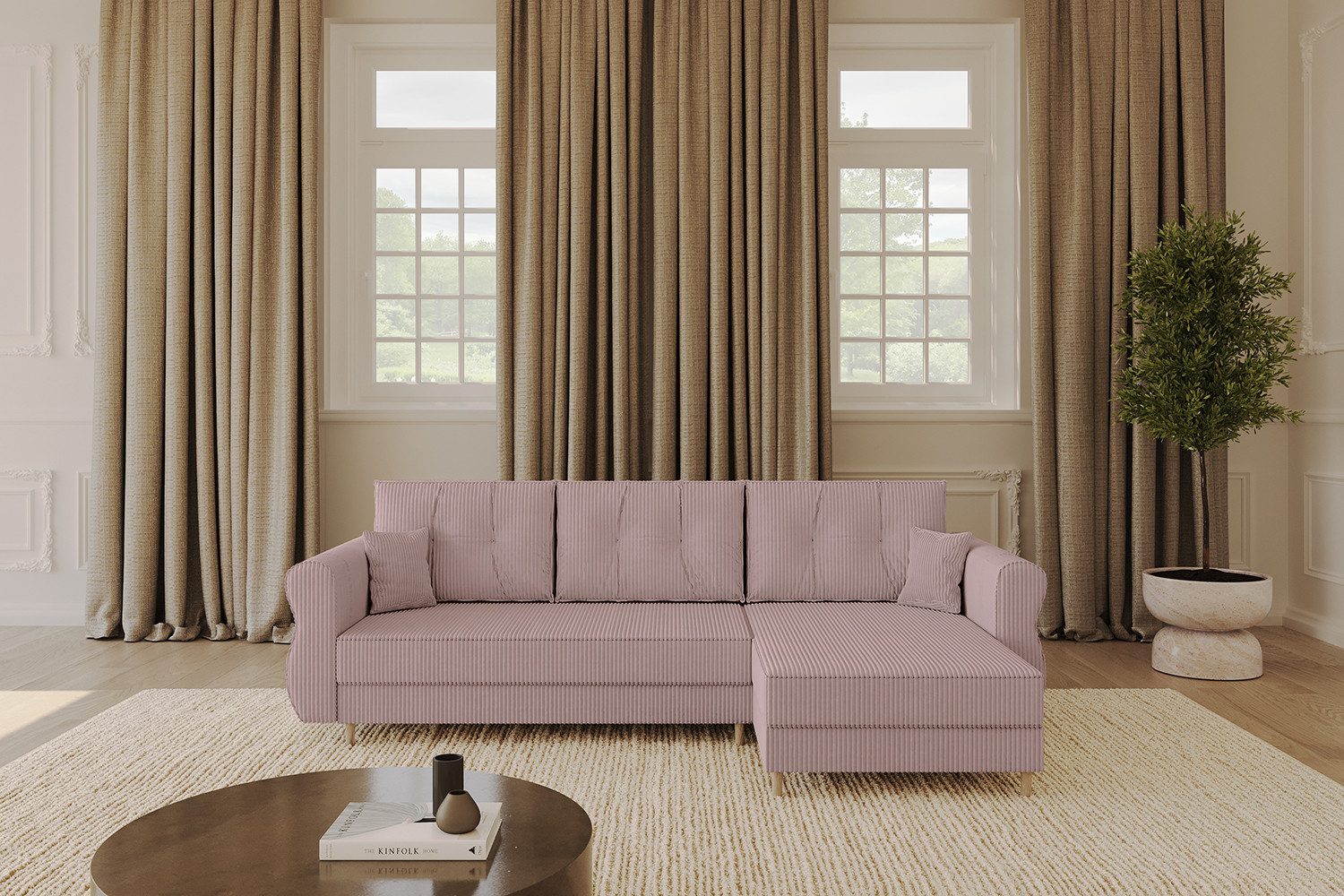 ALTDECOR Ecksofa APOL-L, Couch mit Schlaffunktion, günstig online kaufen