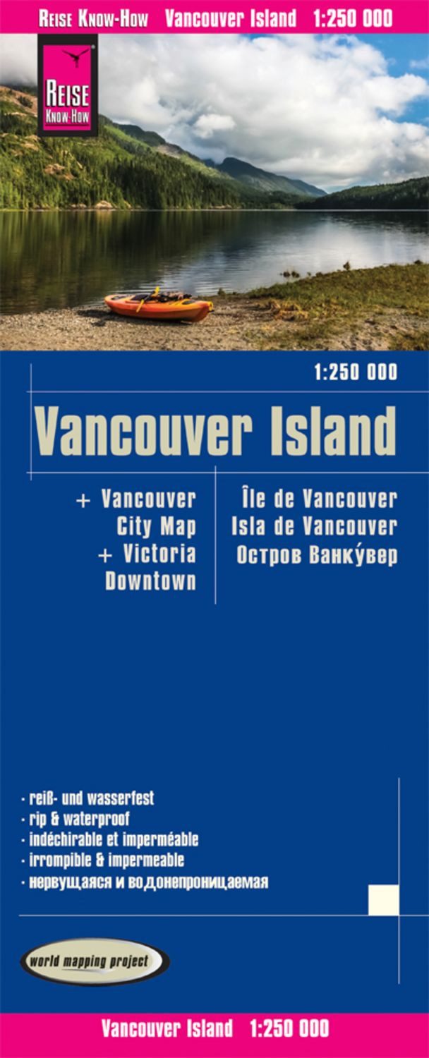 Reise Know-How Landkarte Vancouver Island (1:250.000) / Reise Know-How Verlag Peter Rump